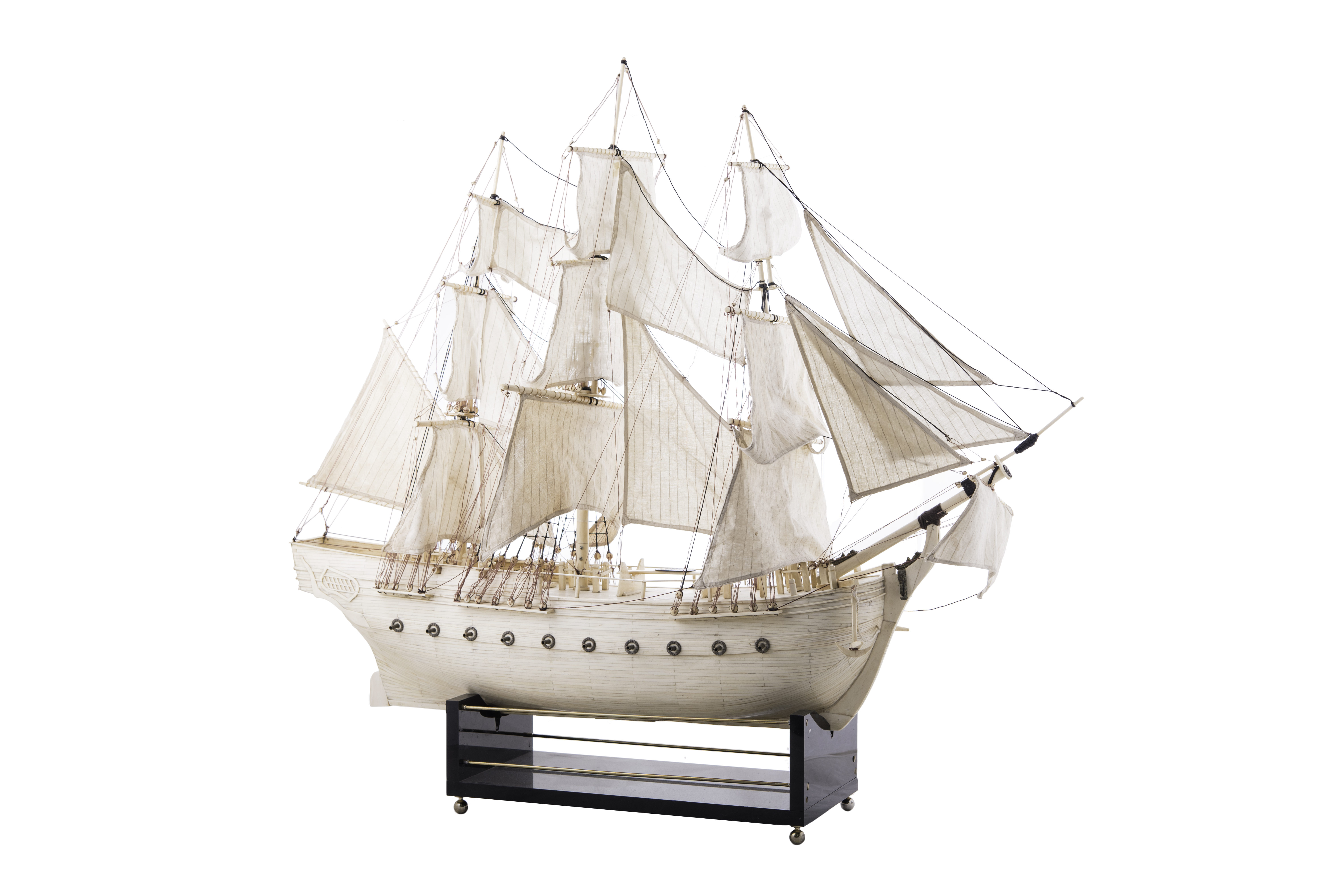 MAQUETA DE FRAGATA DEL S.XVIII