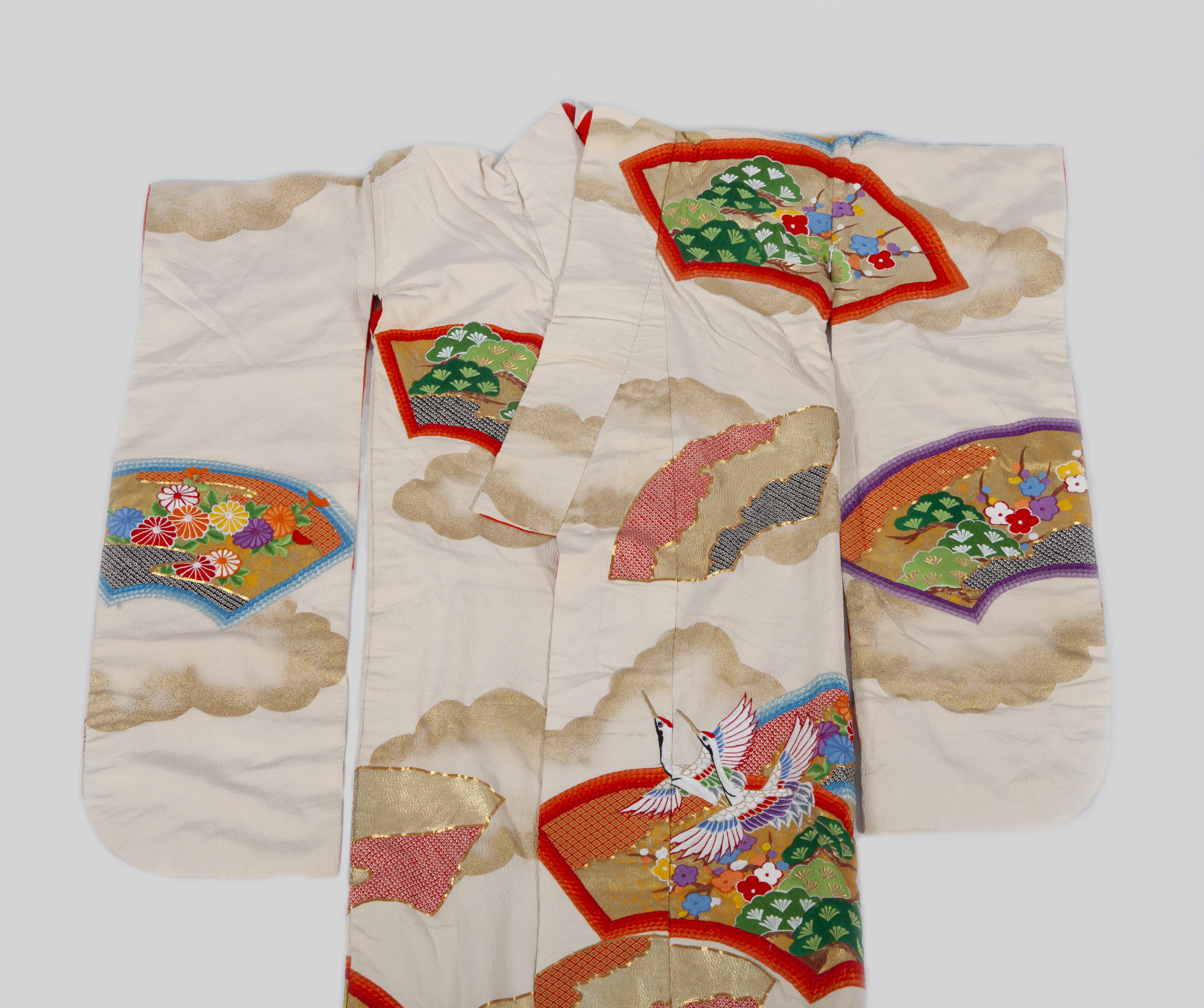 KIMONO TEJIDO Y BORDADO CON HILOS DE SEDA Y METALIZADOS FOR