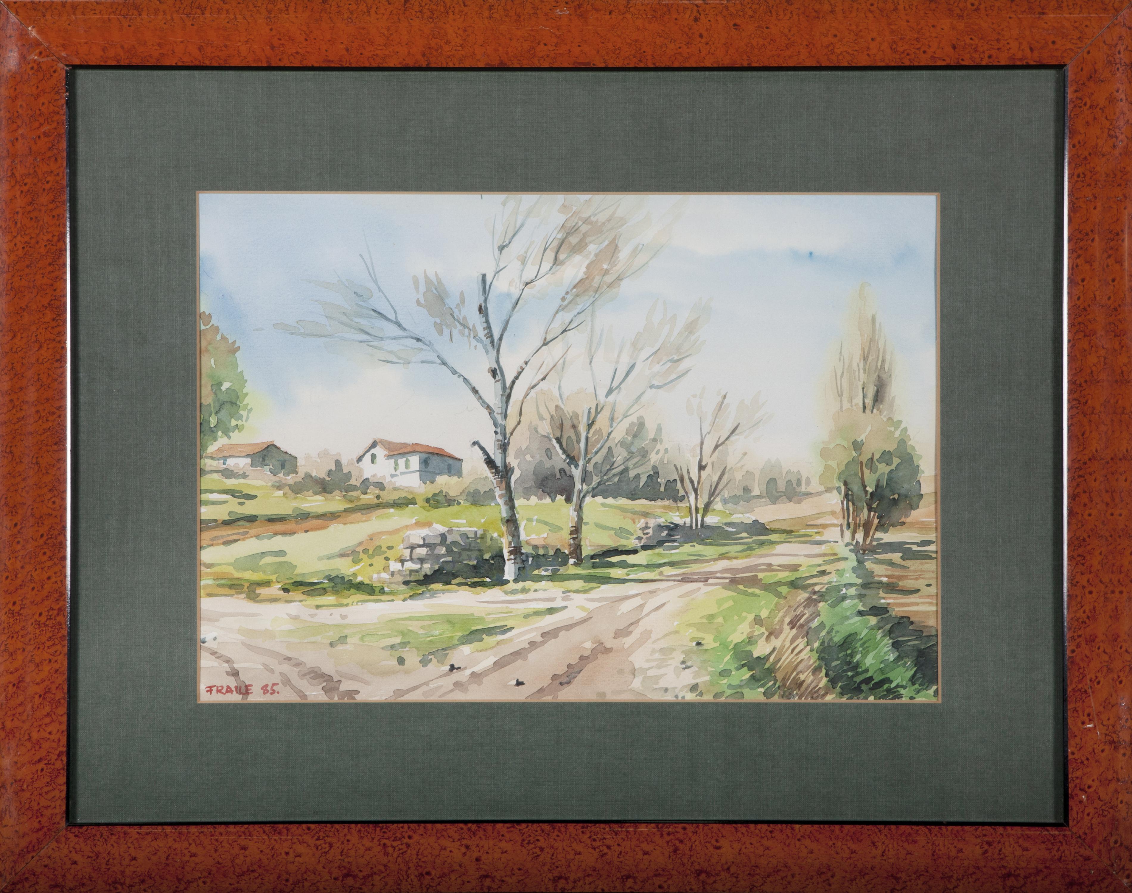 PAISAJE CON CASAS, 1985