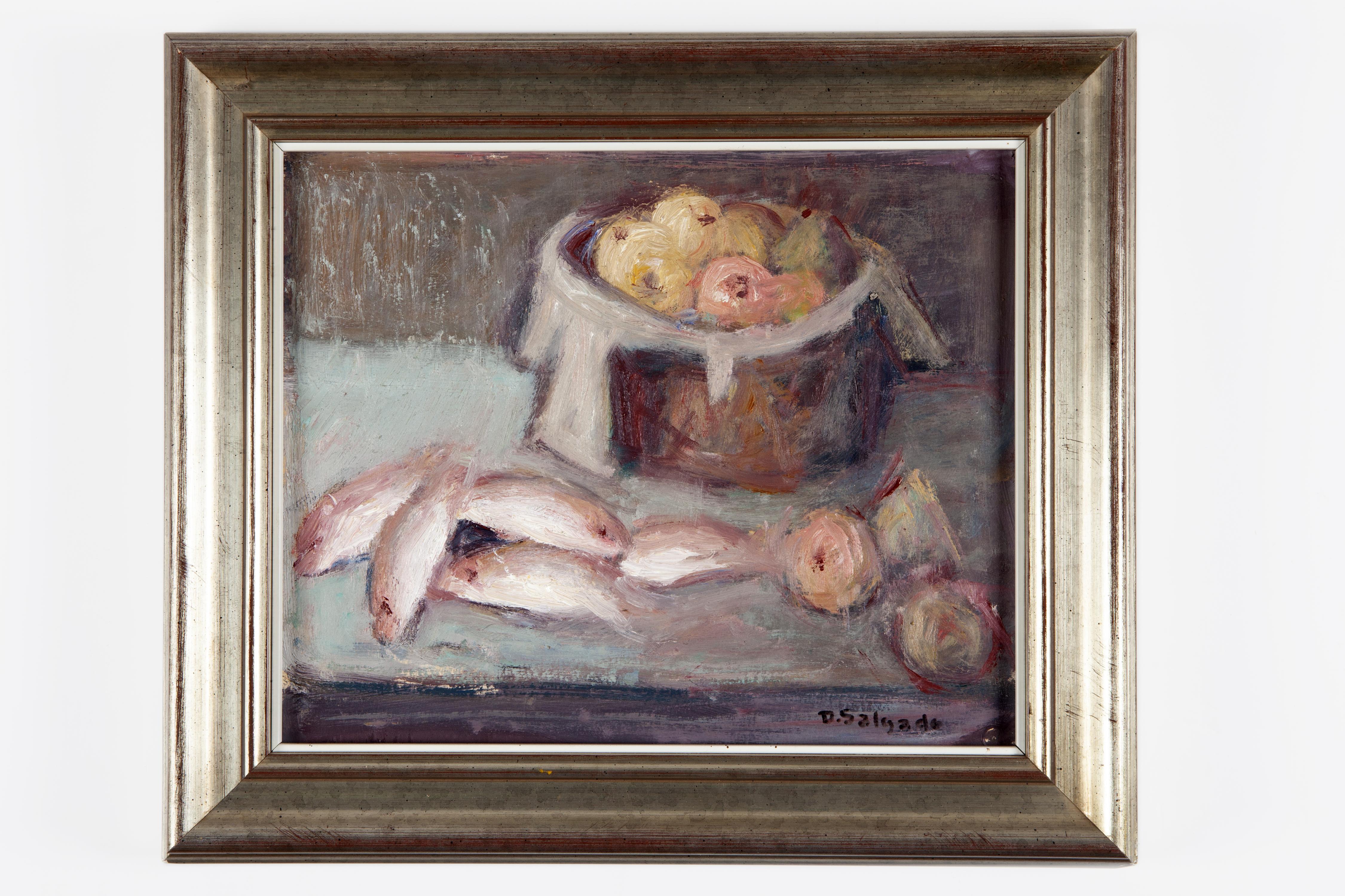 BODEGÓN CON PECES Y MANZANAS, 1994