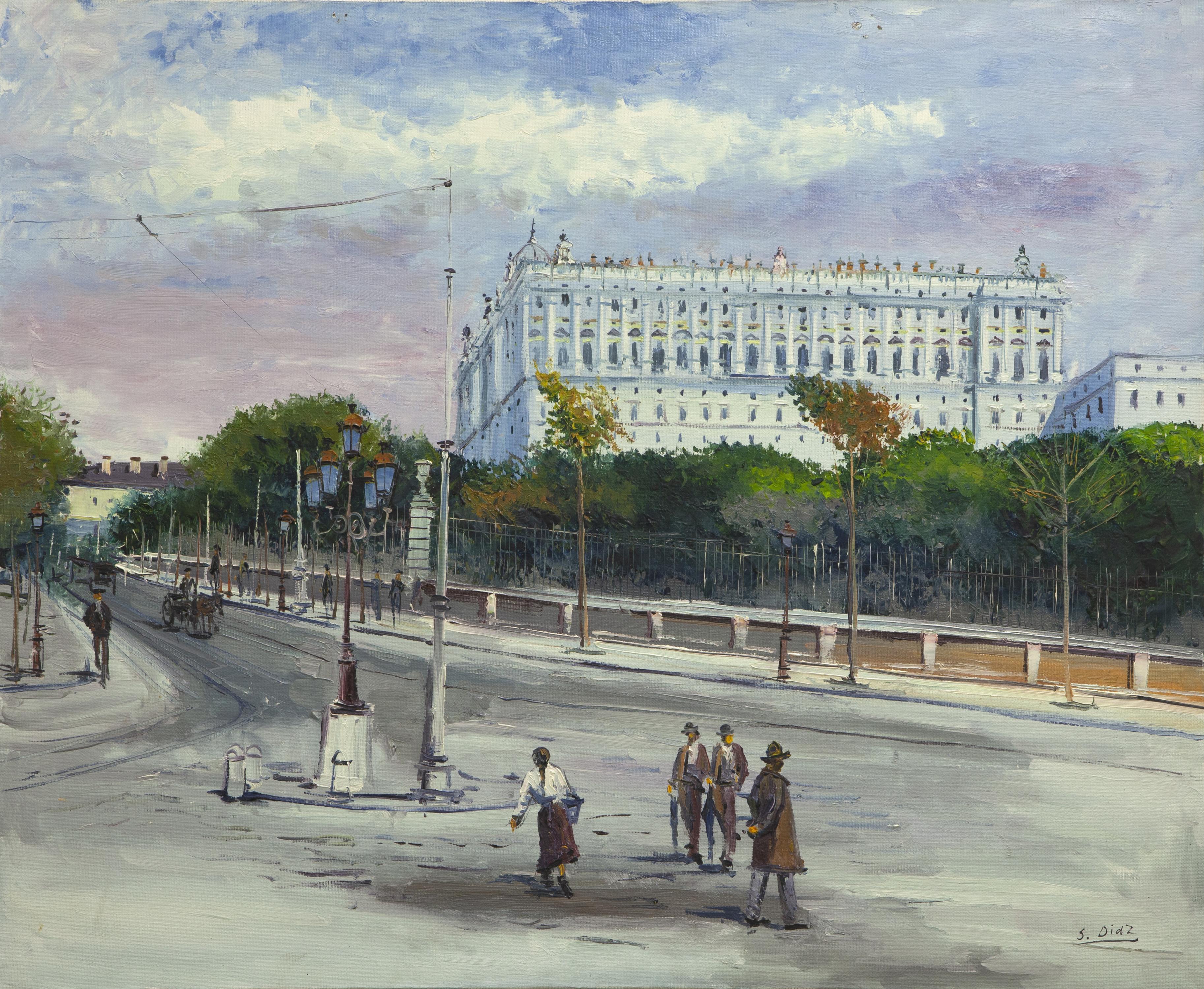 PASEO DE SAN VICENTE Y PALACIO REAL, MADRID C. 1907
