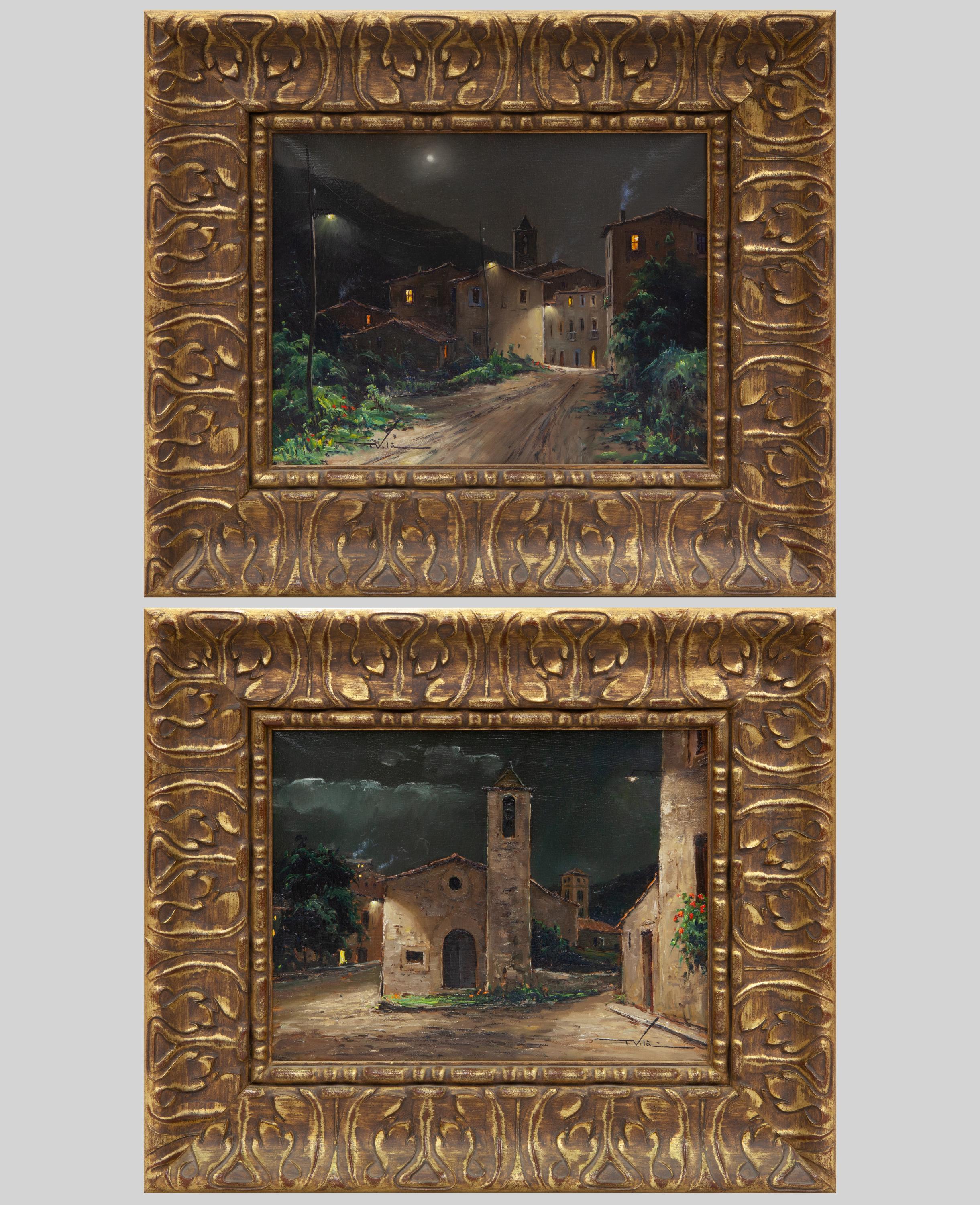 PAREJA DE VISTAS NOCTURNAS, 1987