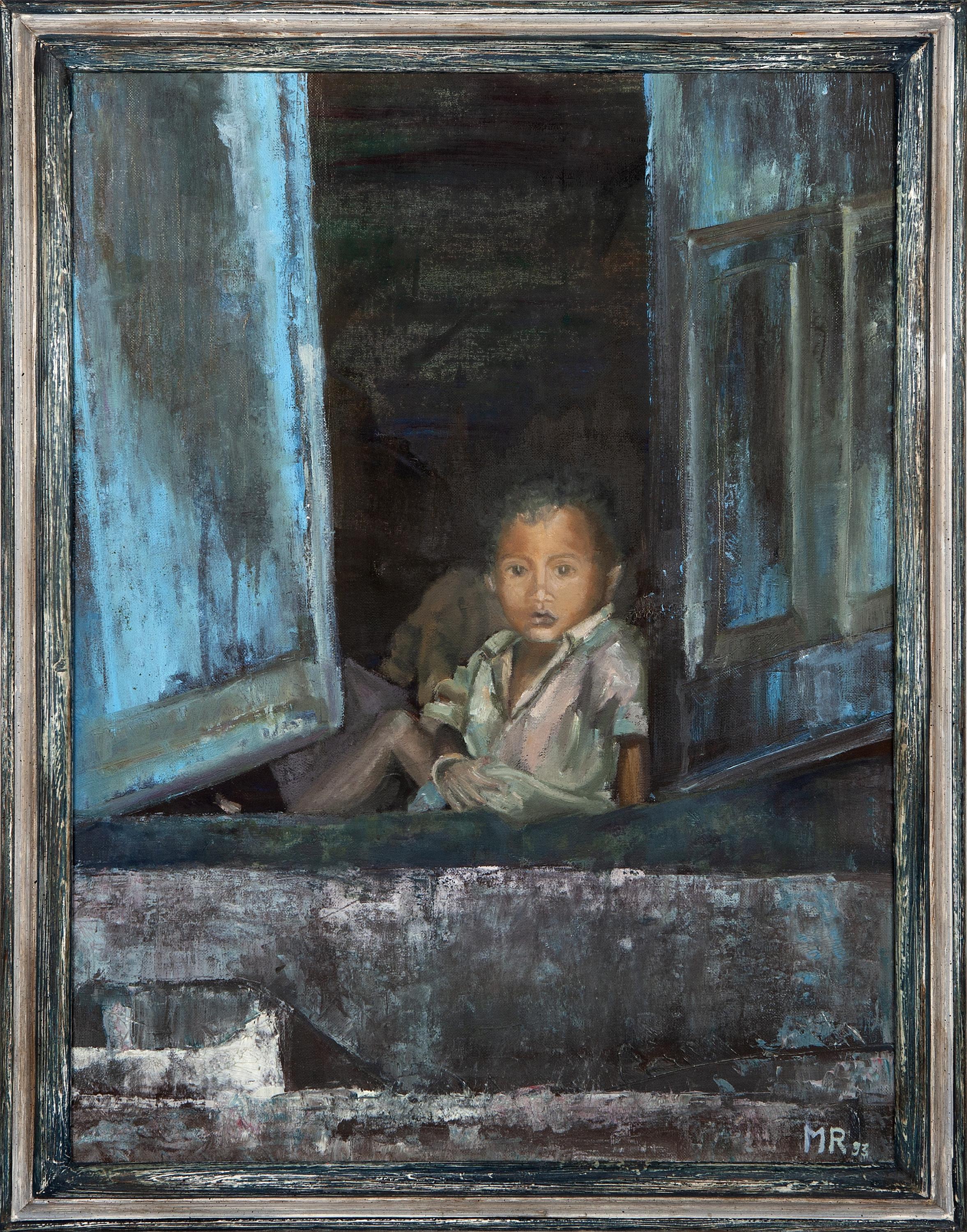 NIÑO EN LA VENTANA