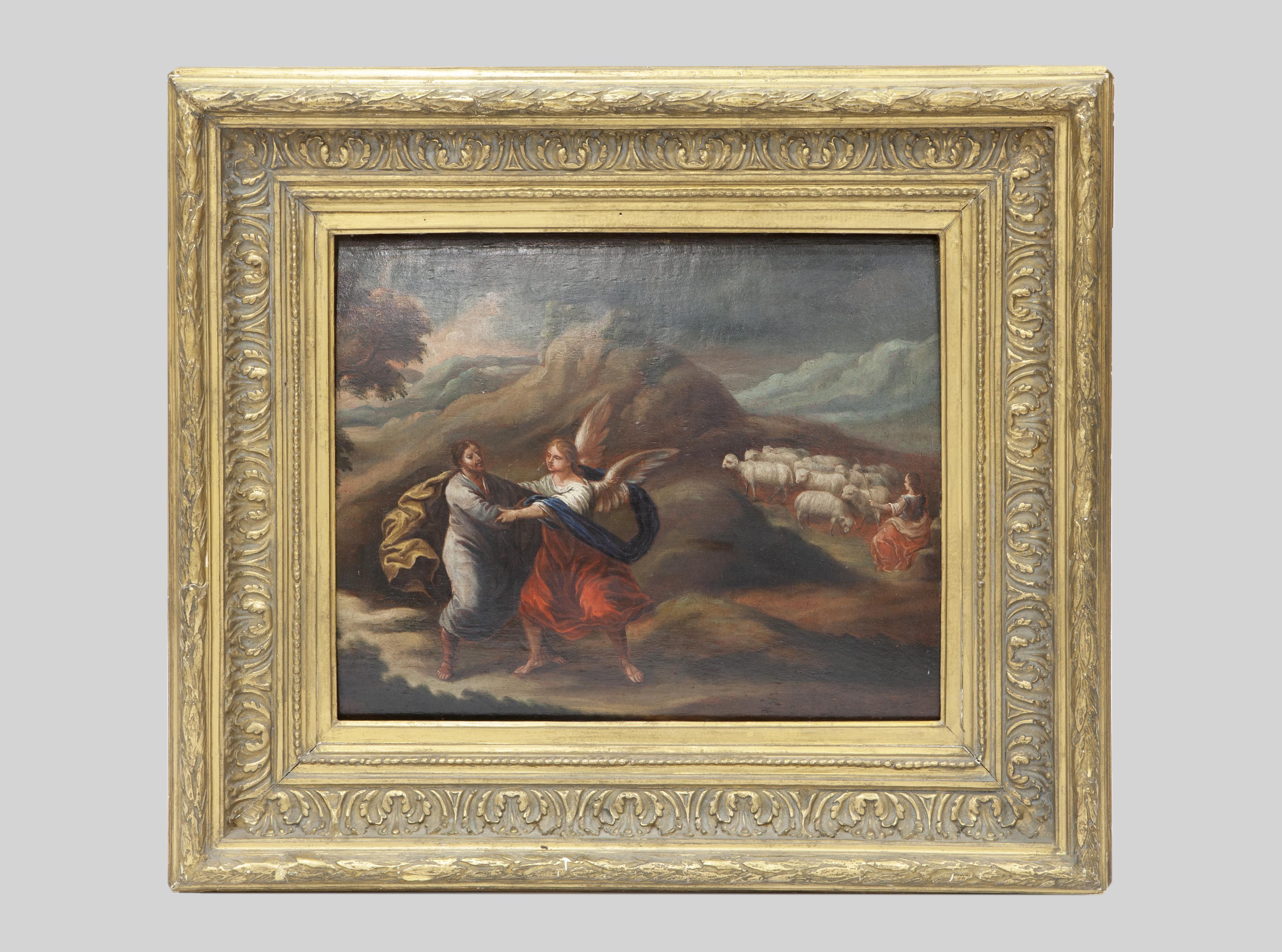 LUCHA DE JACOB Y EL ÁNGEL (S. XVII)