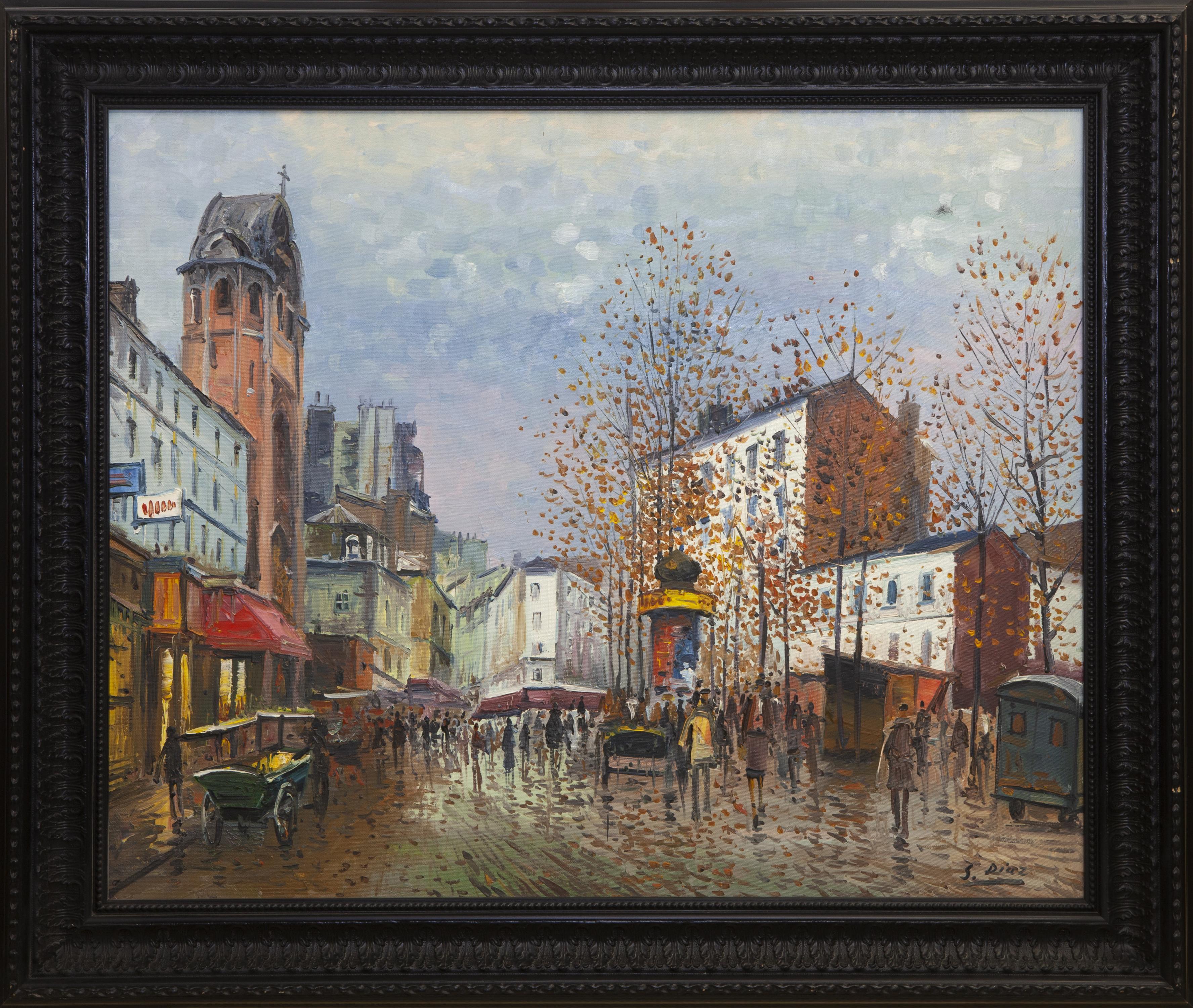 PLACE DES ABBESSE, MONTMARTRE, PARÍS