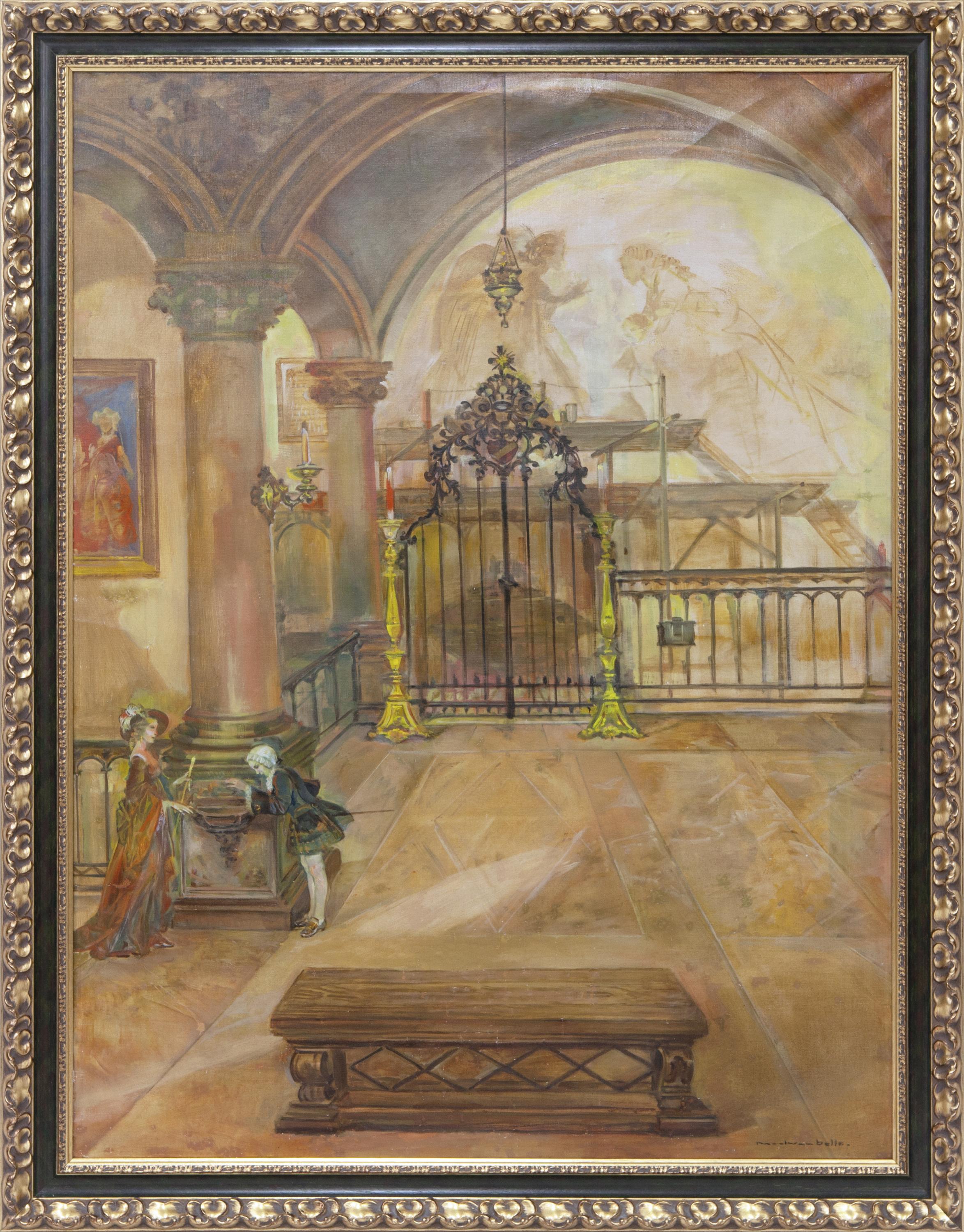 ESCENA INTERIOR DE CATEDRAL