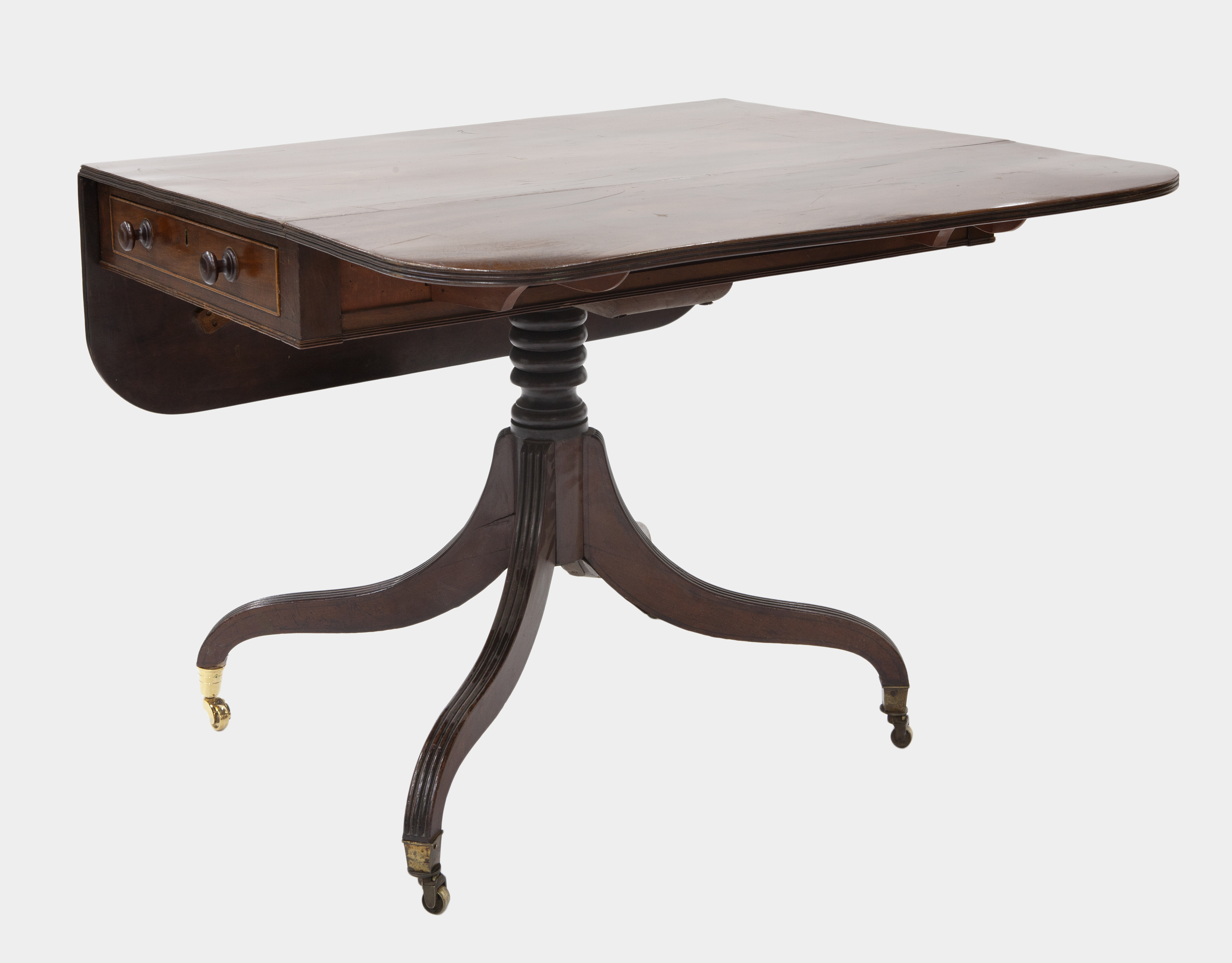 MESA PEMBROKE, ESTILO REGENCY SIGLO XIX