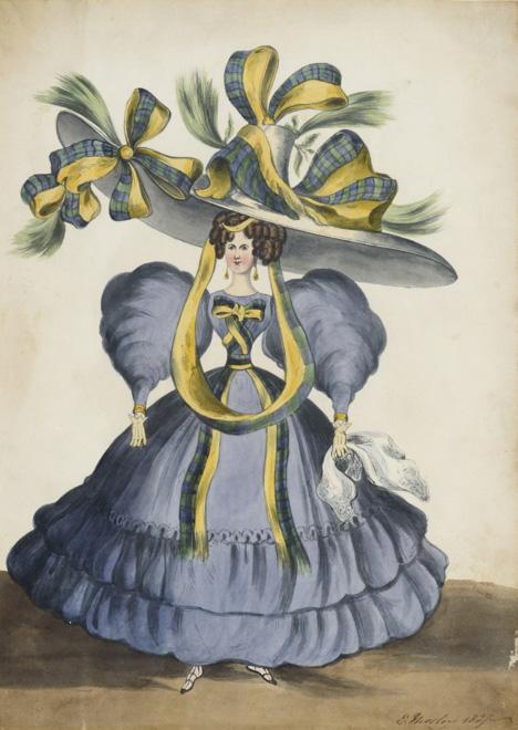 DAMA CON SOMBRERO
