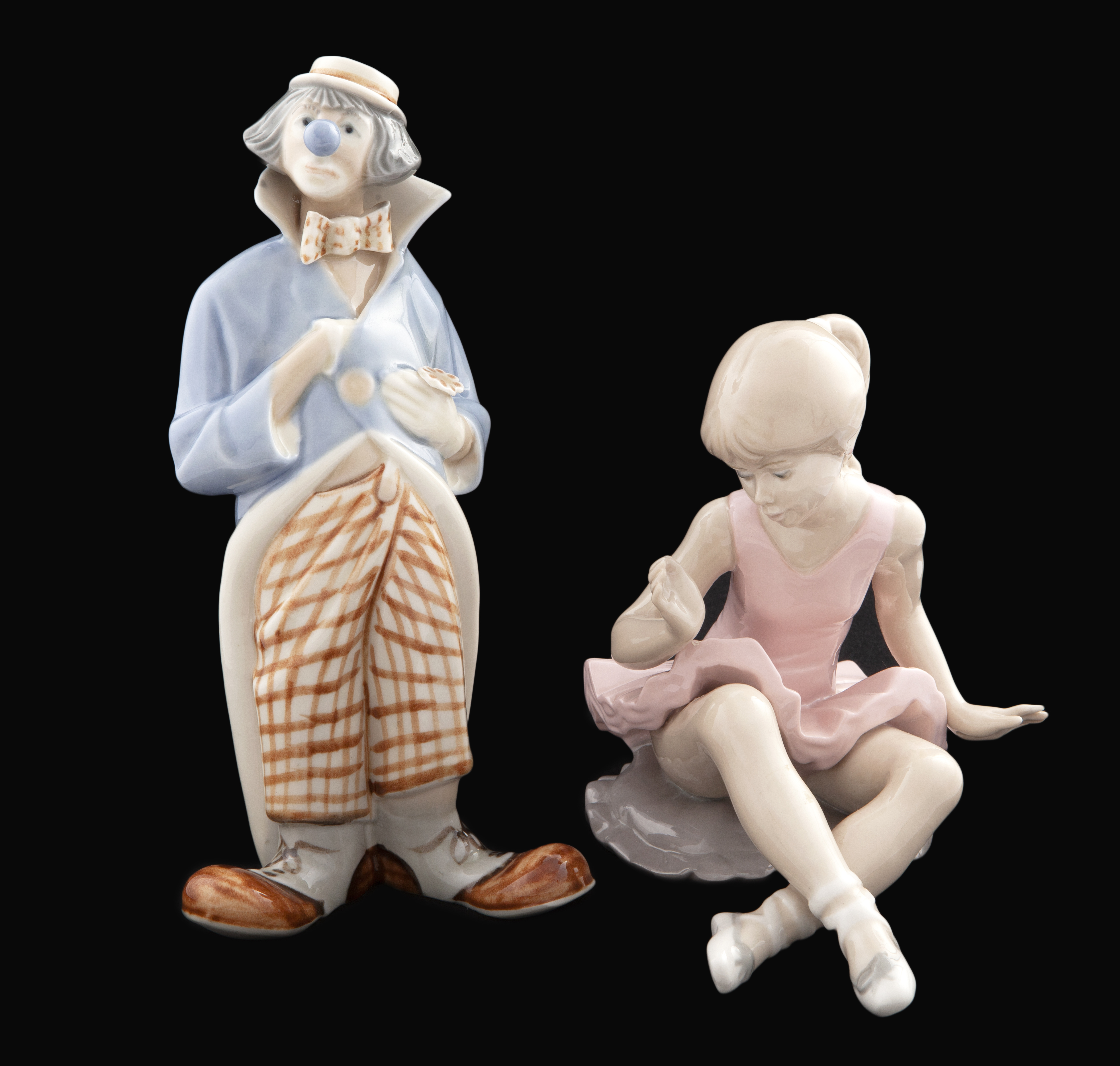 DOS FIGURAS DE PORCELANA S.XX