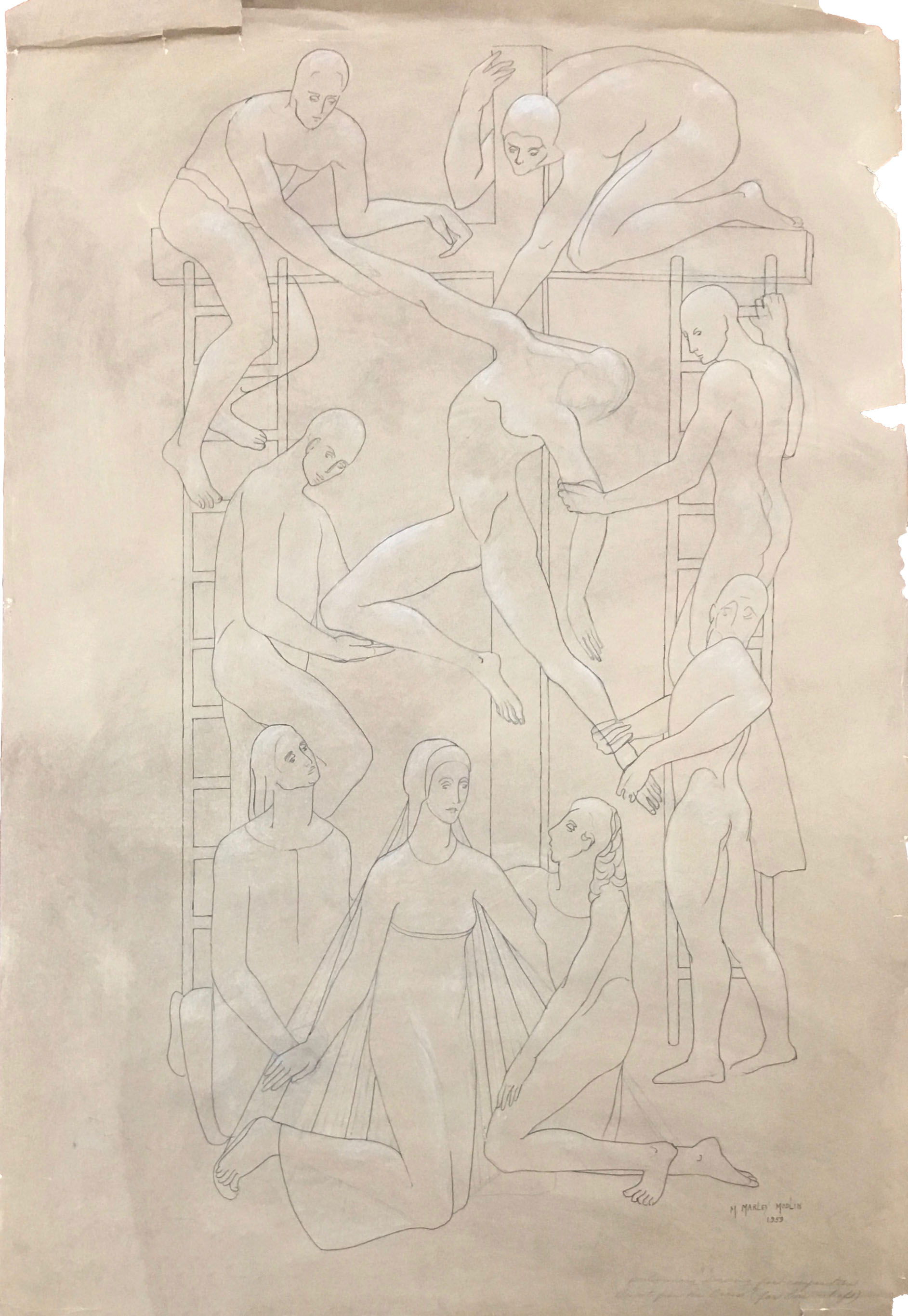 Estudio del descendimiento de la Cruz