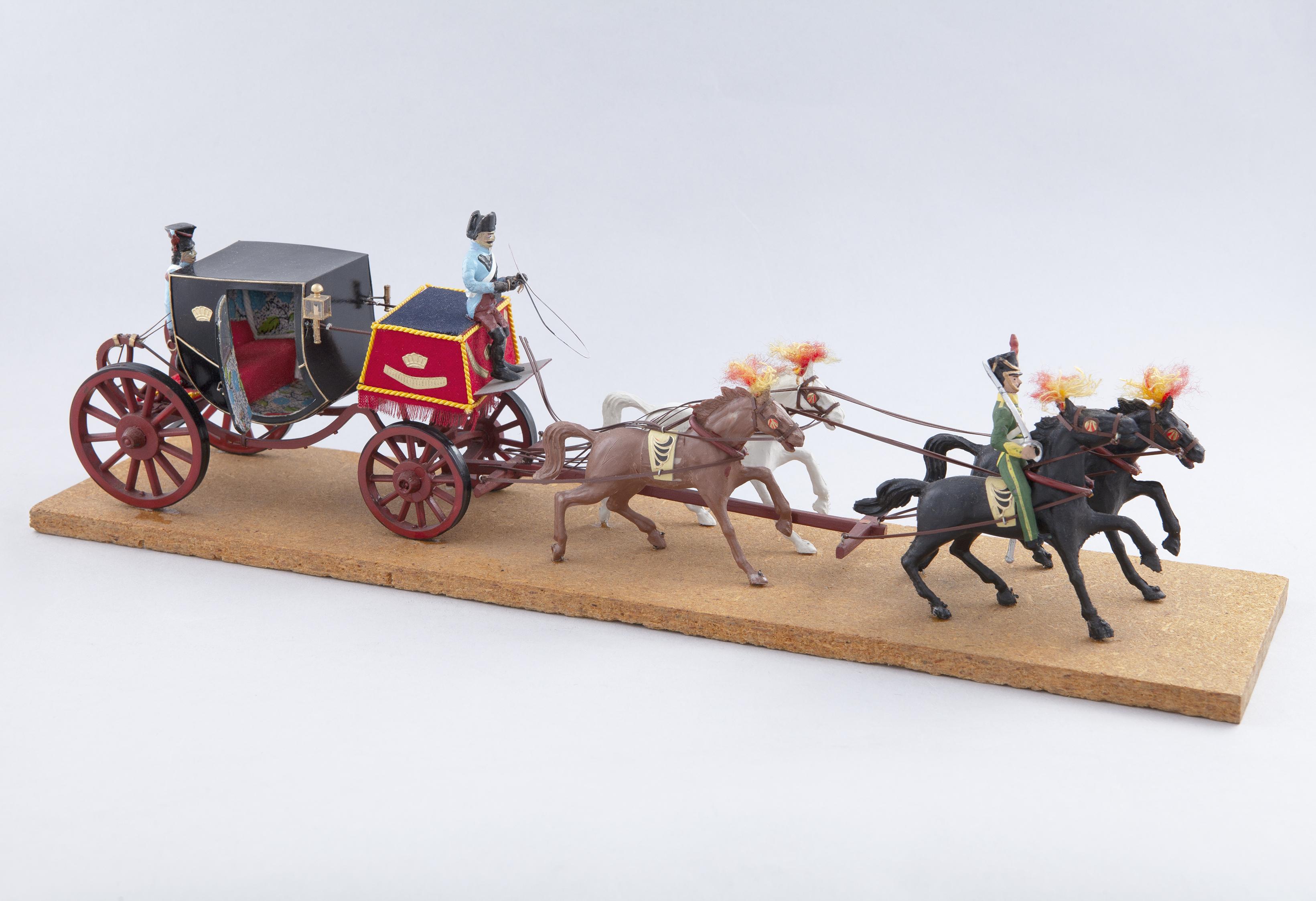 CARRUAJE Y SOLDADOS DE PLOMO