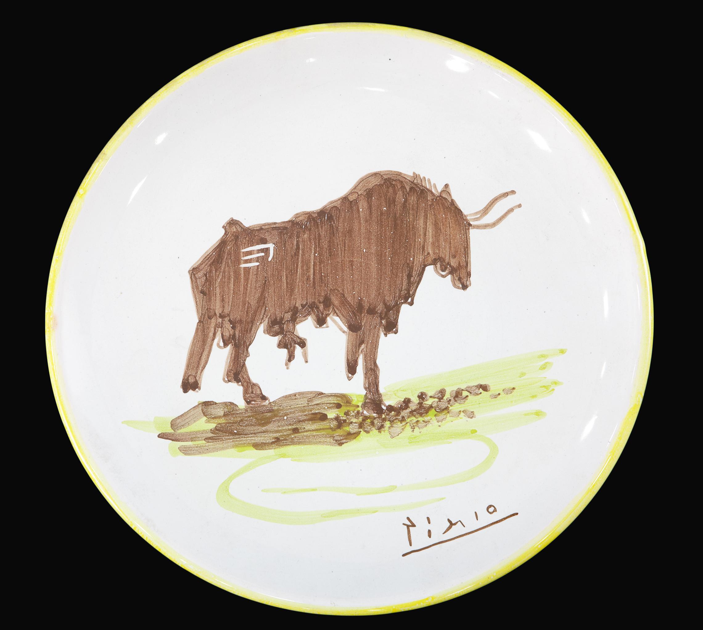 PLATO CONMEMORATIVO DEL NACIMIENTO DE PICASSO. PROCUMIVA