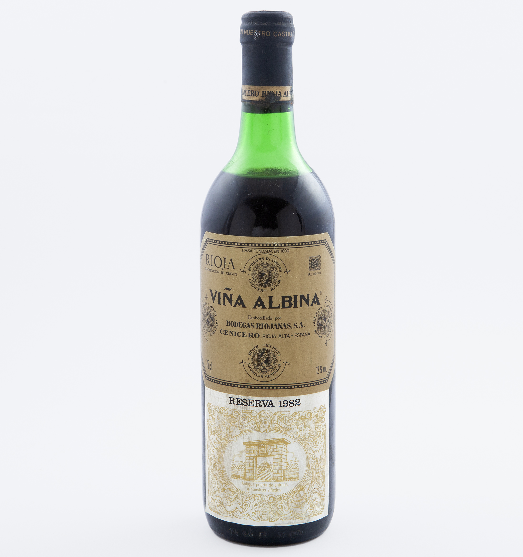 VIÑA ALBINA, RIOJA, RESERVA DE 1982.