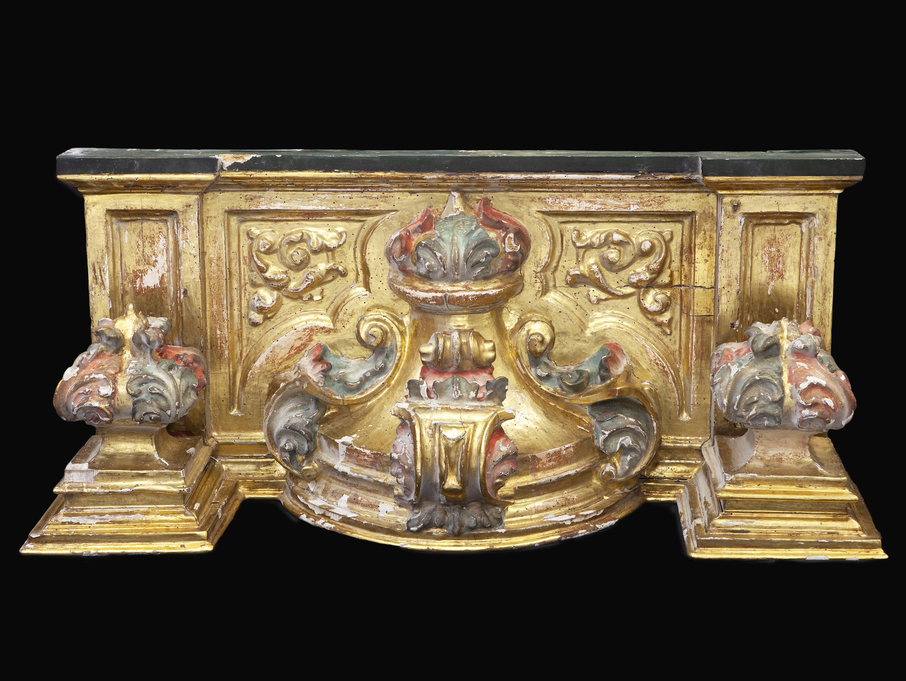 FRAGMENTO DE RETABLO, TRABAJO ESPAÑOL S.XVII