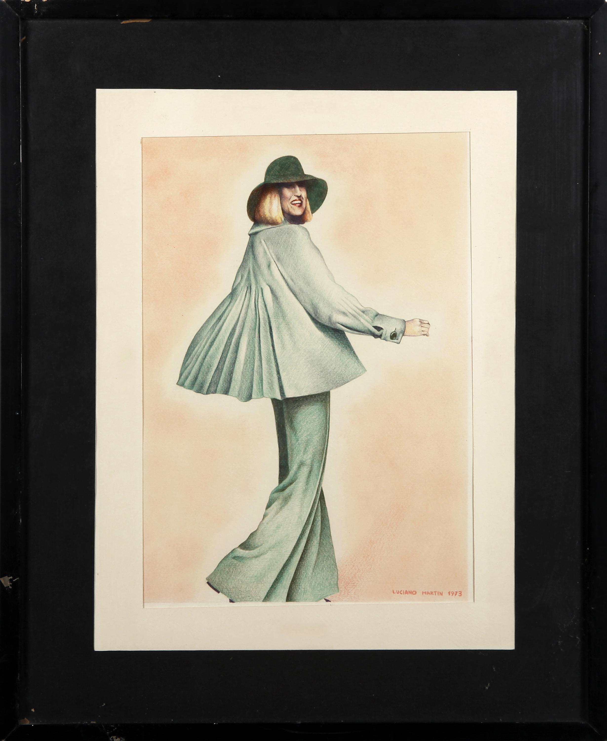 MUJER DE VERDE