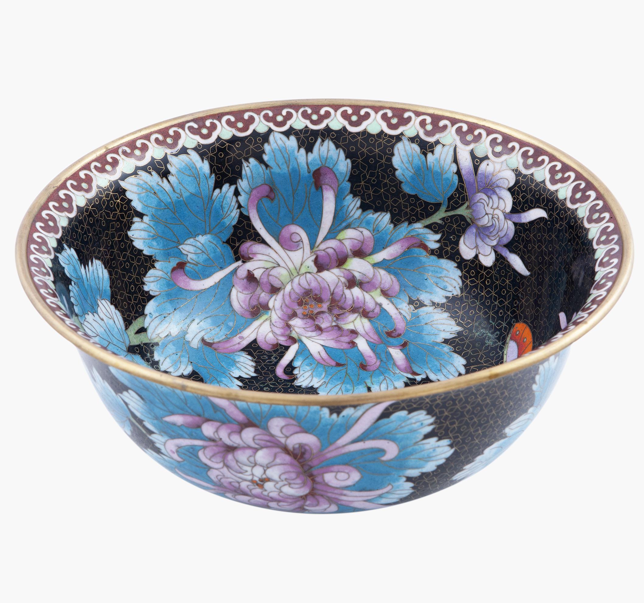 BOL CHINO CON ESMALTE CLOISONNÉ