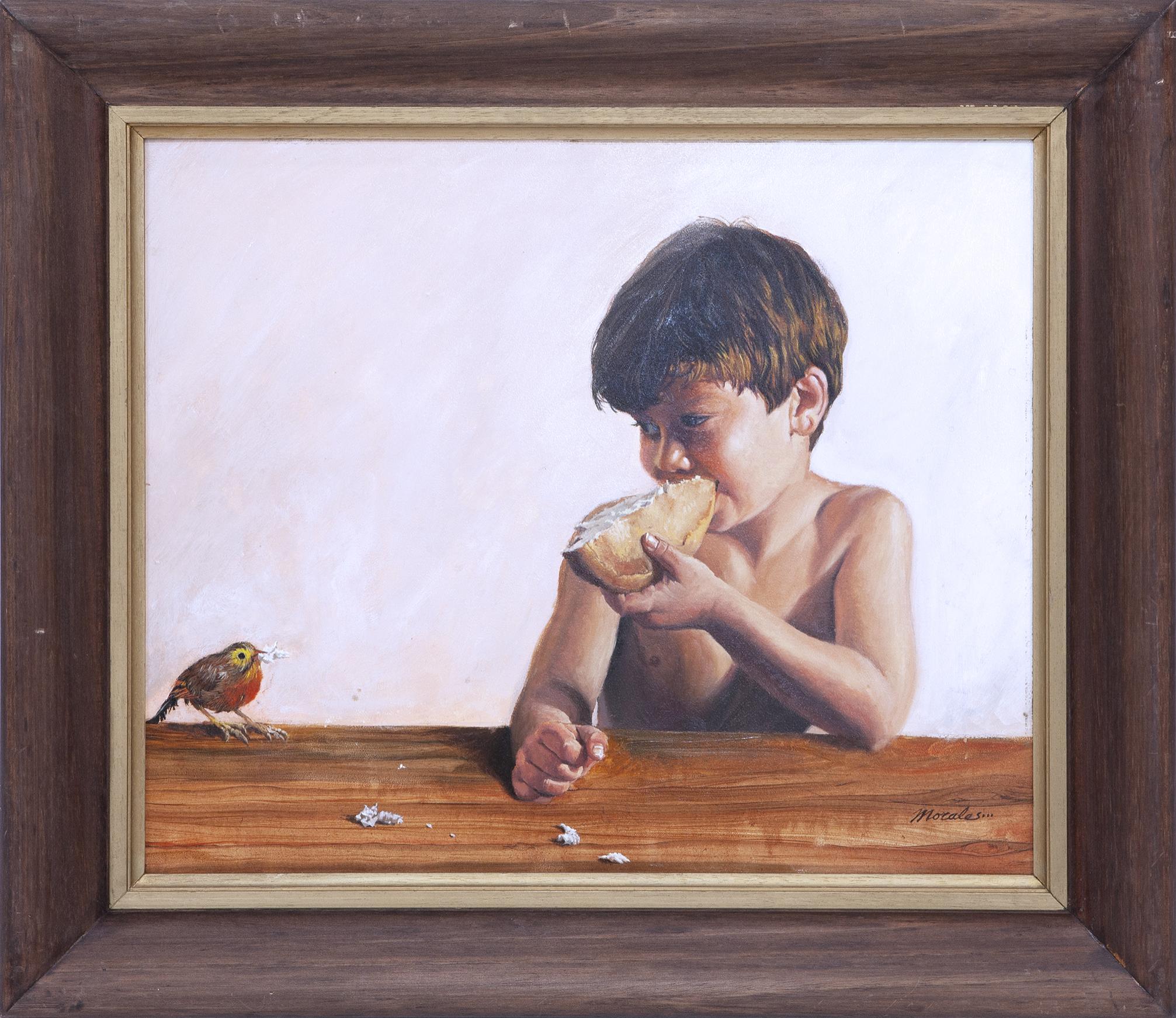 NIÑO CON PAJARITO