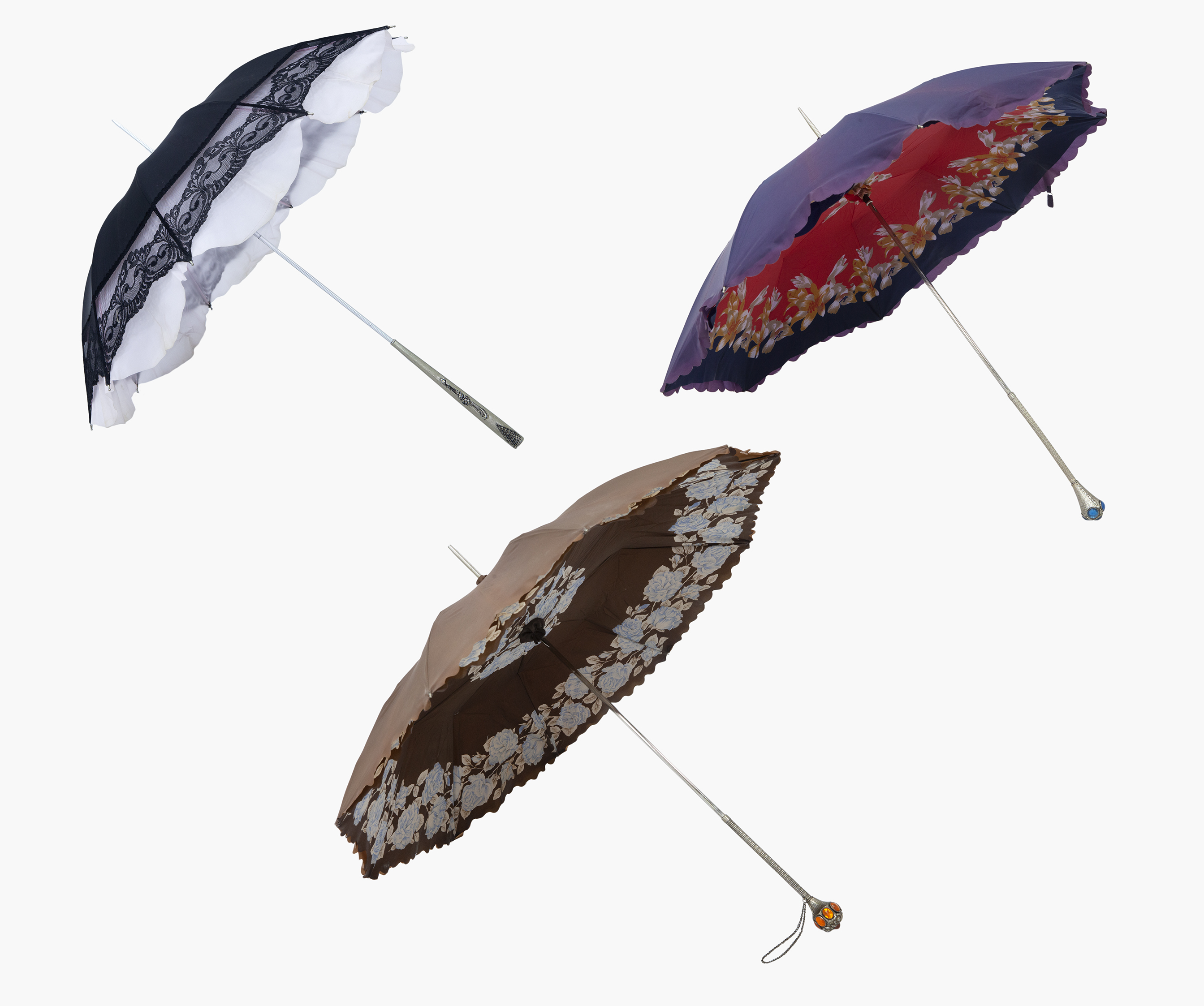 CONJUNTO DE 3 SOMBIRLLAS ESTILO ITALIANO