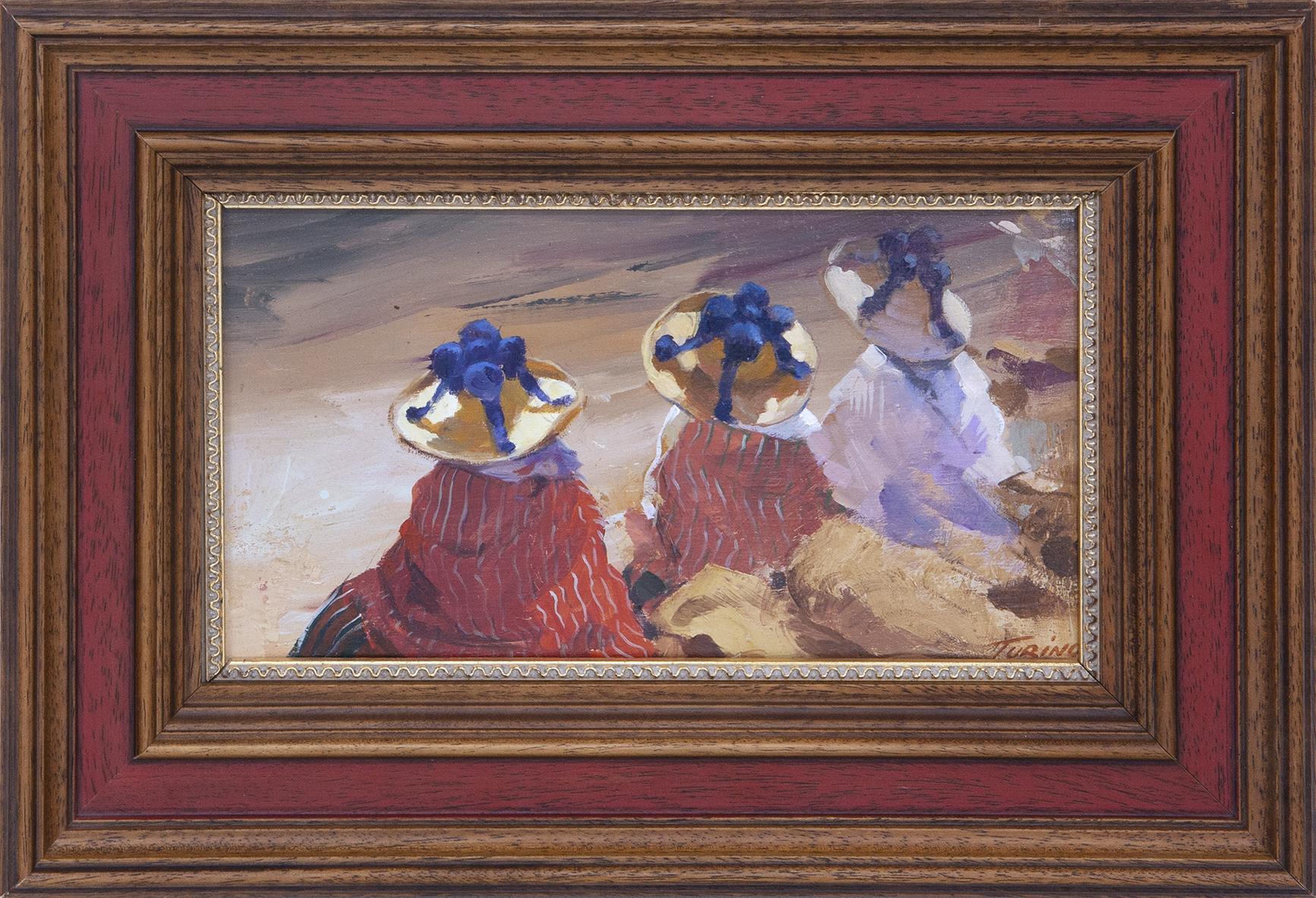 TRES FIGURAS DE ESPALDAS, S.XX 