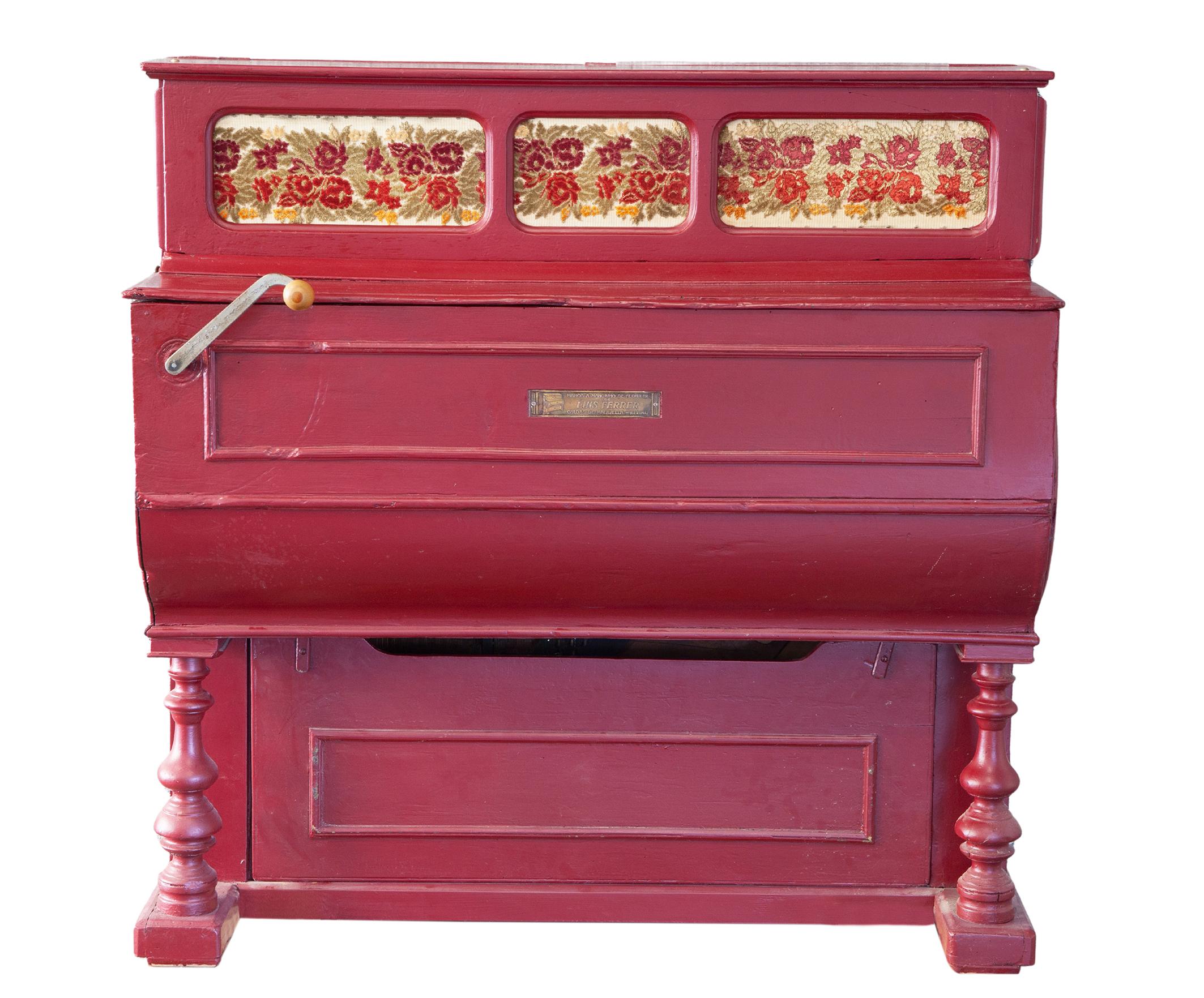 ORGANILLO ROJO VINTAGE