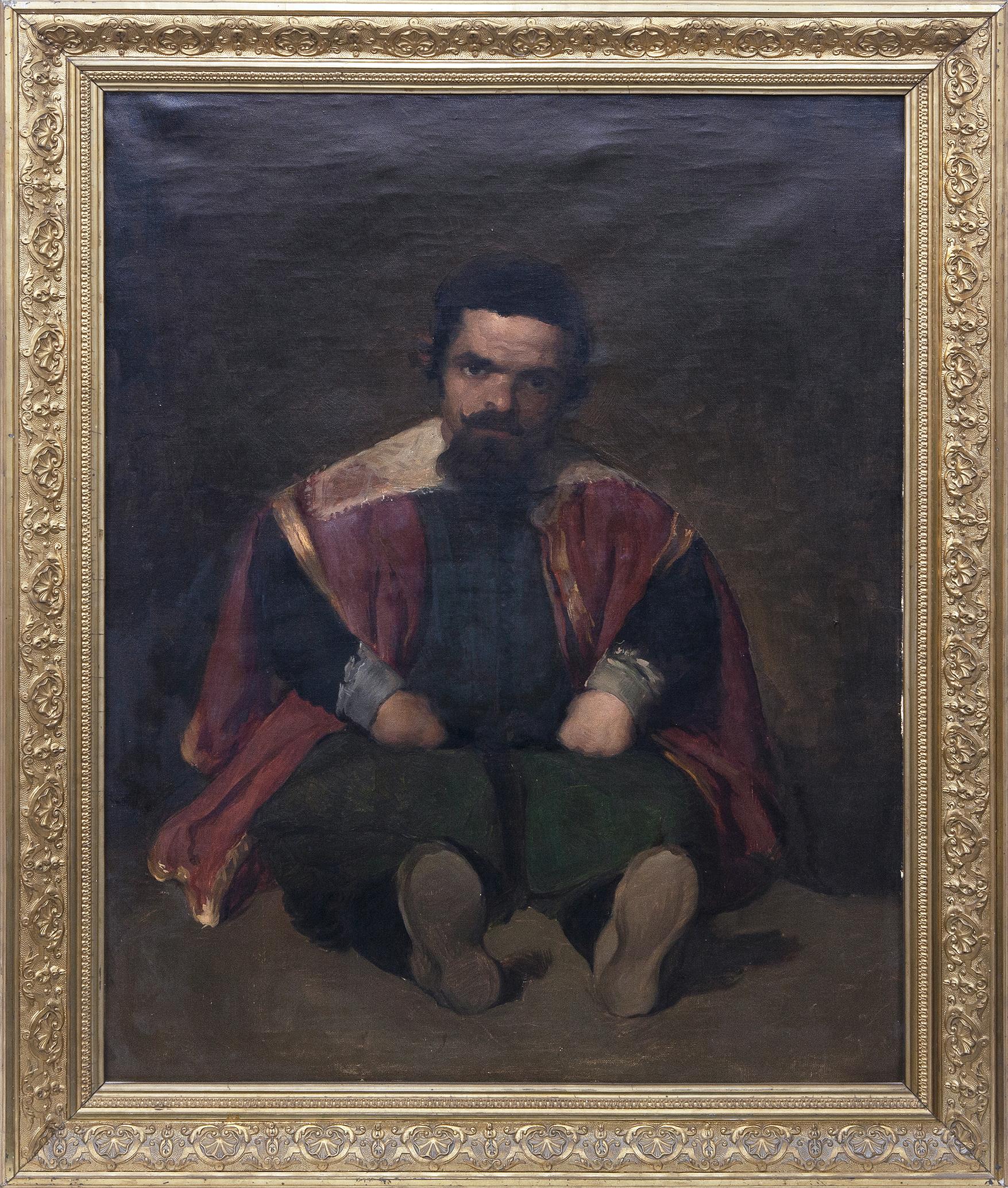 EL BUFÓN EL PRIMO, COPIA DEL ORIGINAL DE DIEGO VELÁZQUEZ