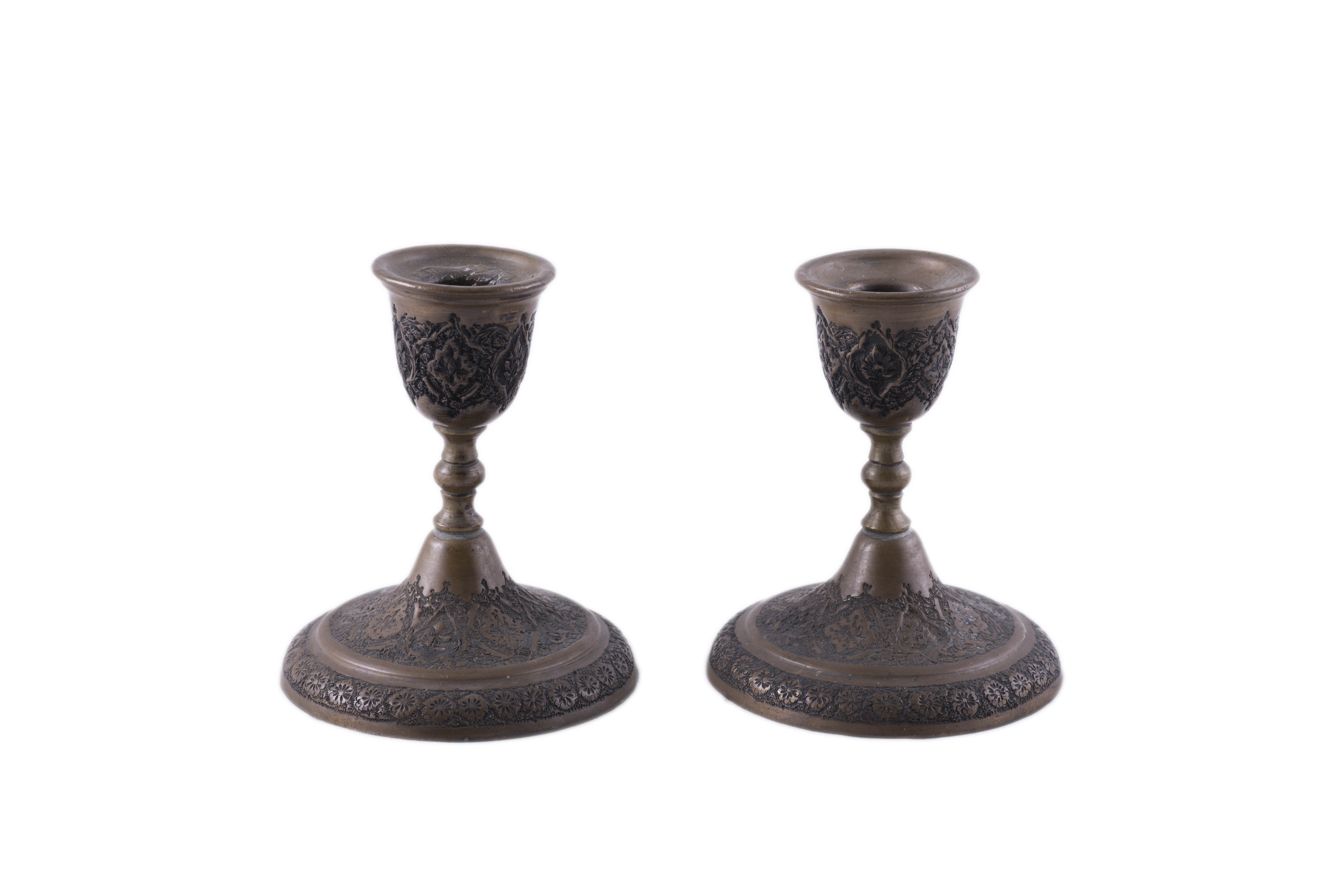 PAREJA DE CANDELEROS S.XVIII