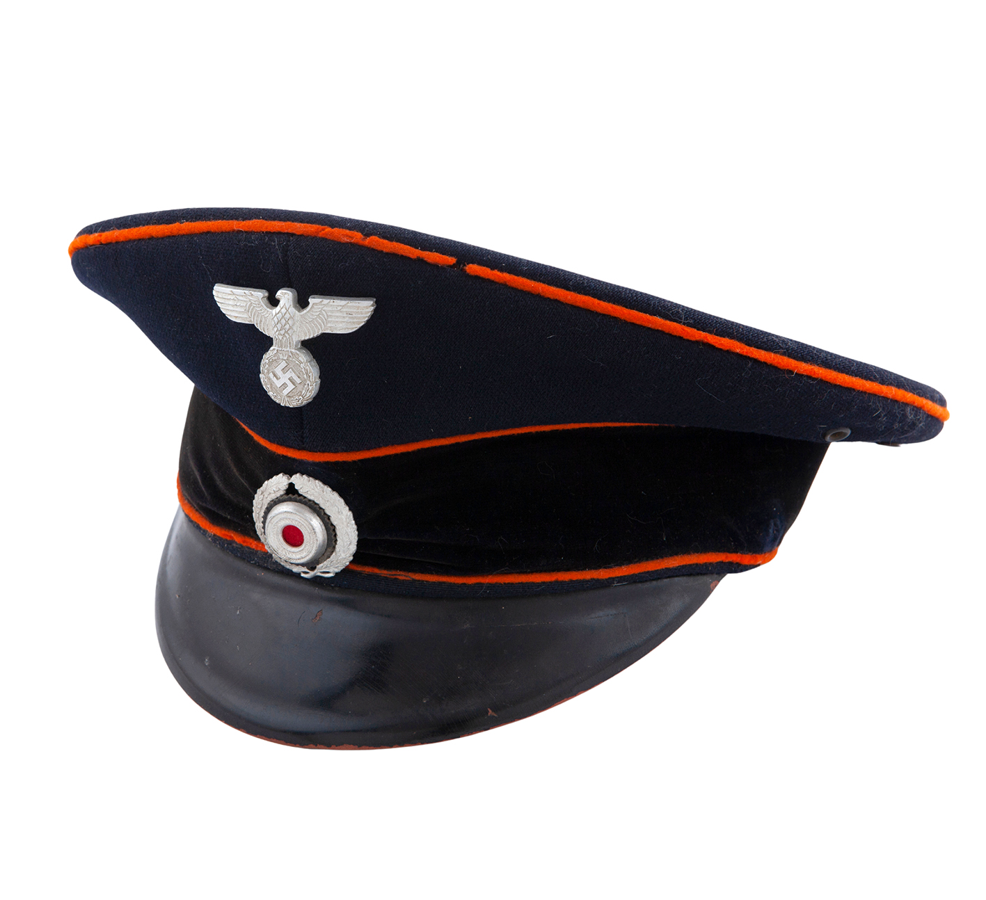 GORRA DE FUNCIONARIO ALEMÁN DE LA SEGUNDA GUERRA MUNDIAL