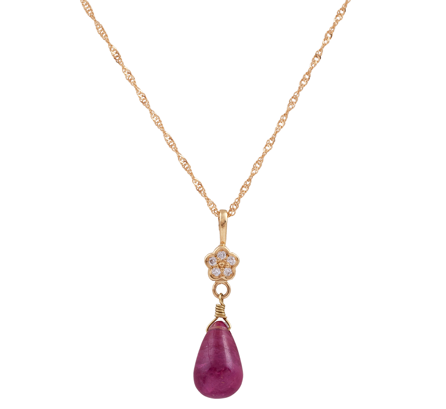 Colgante con cadena