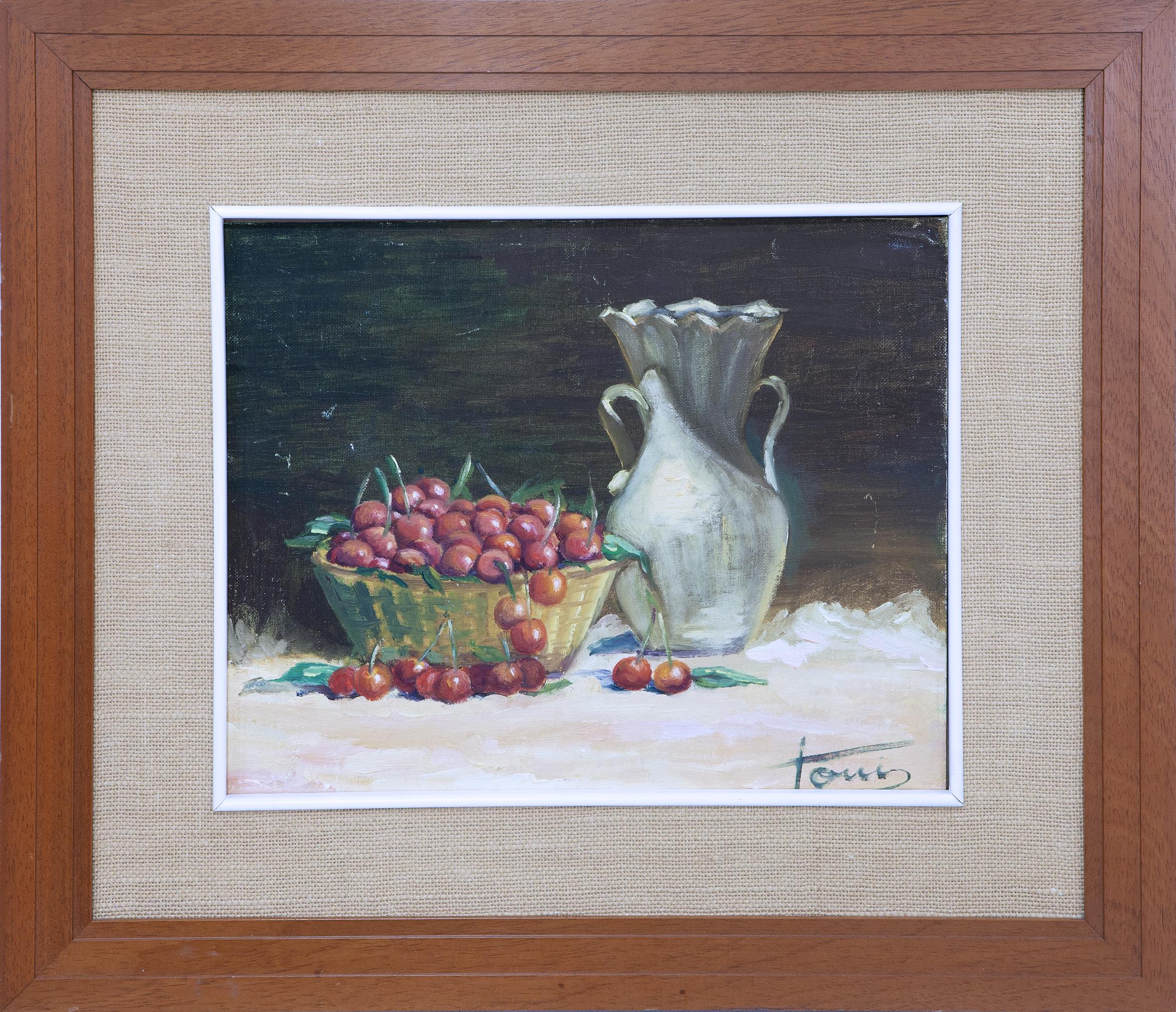 "BODEGÓN CON CEREZAS"