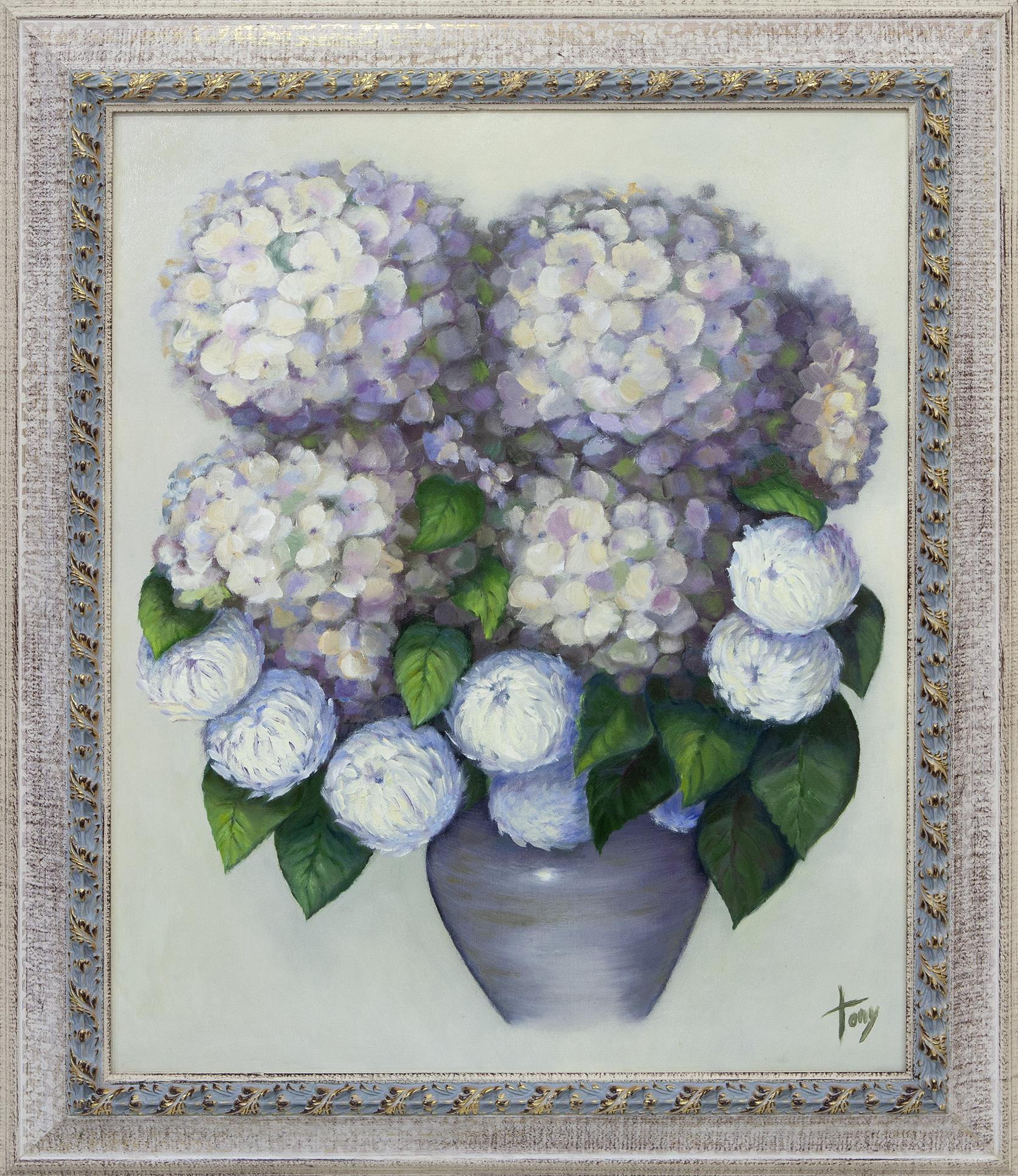 JARRÓN CON FLORES