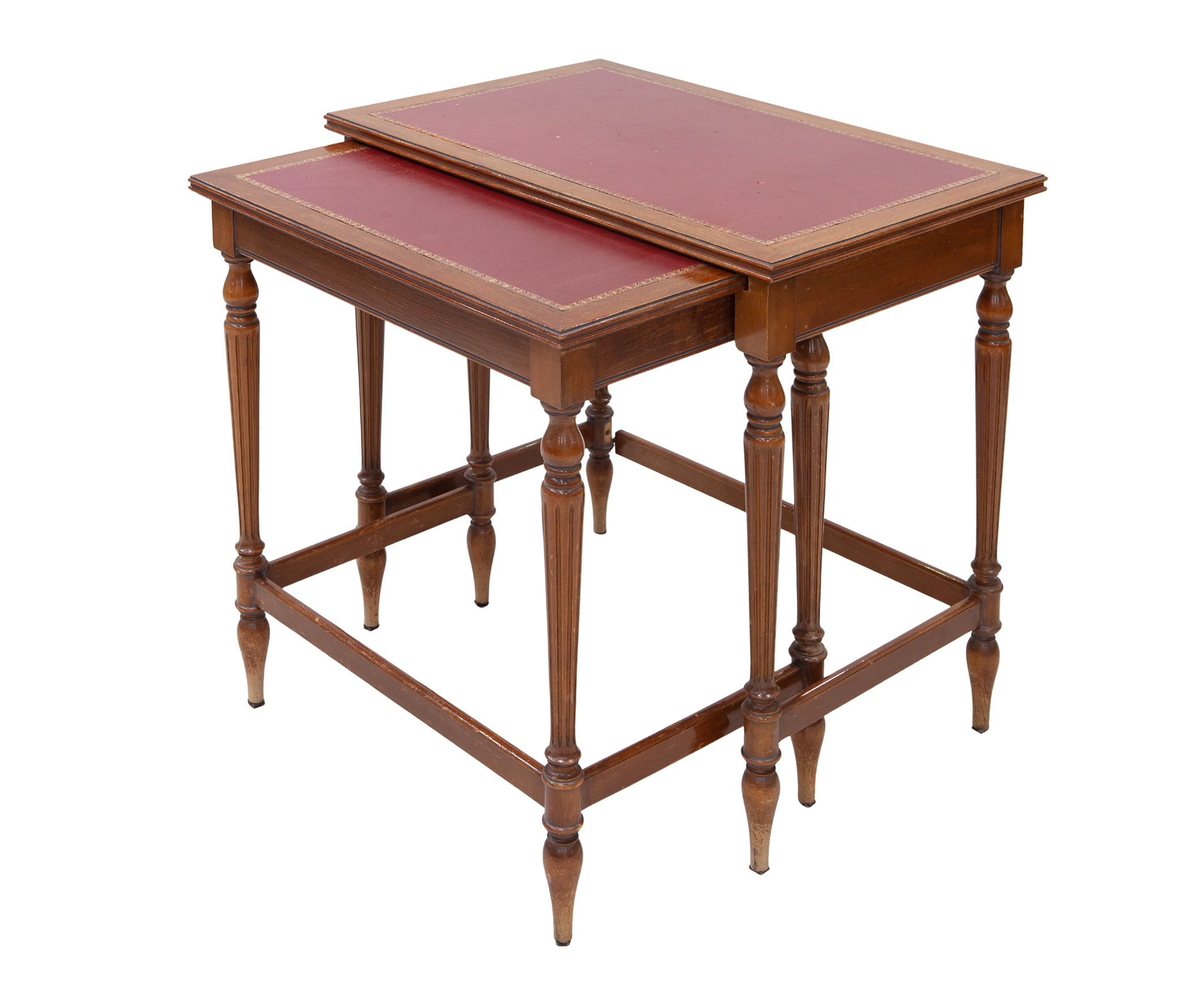 MESA NIDO EN MADERA DE CAOBA
