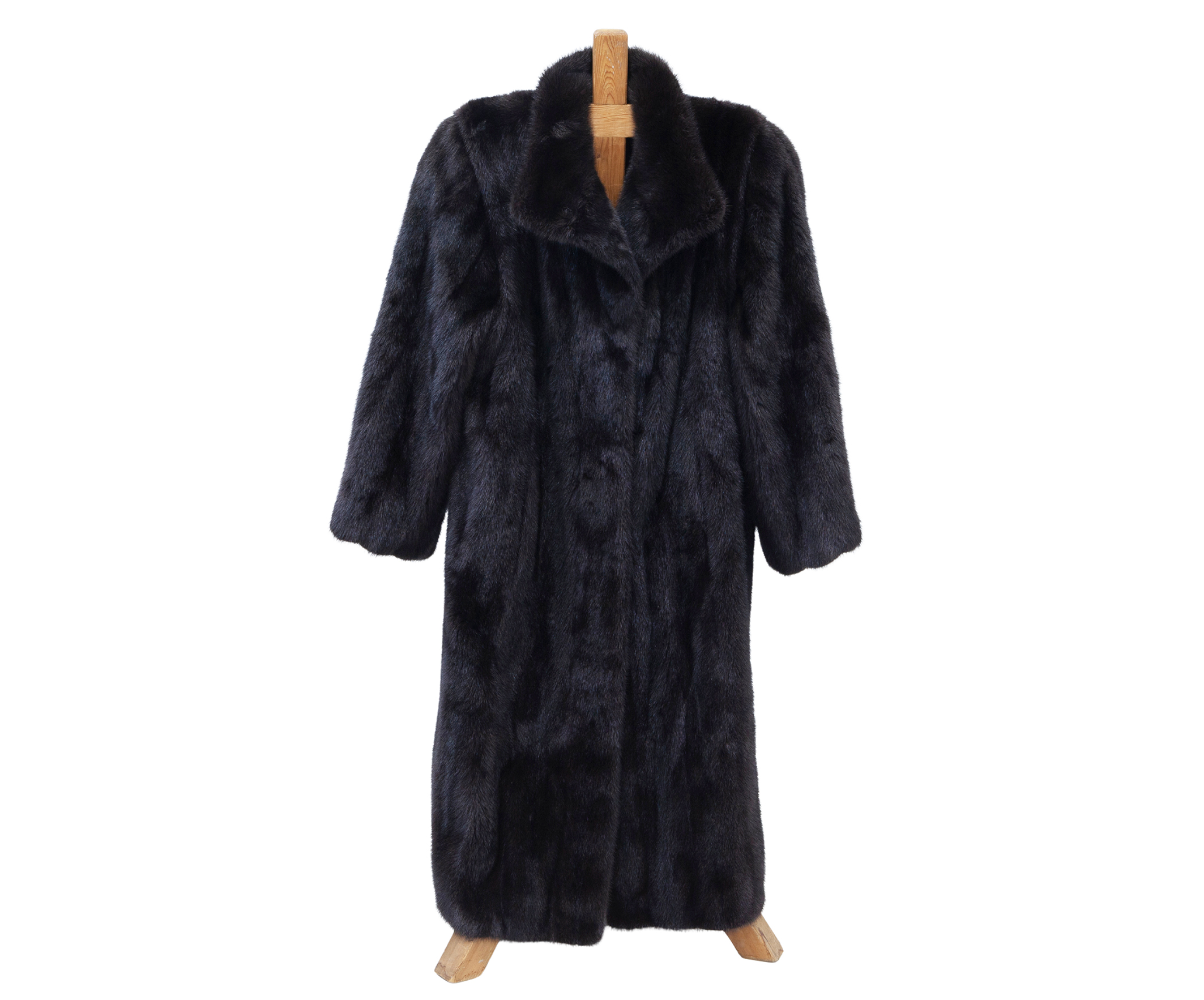 ABRIGO DE VISÓN NEGRO