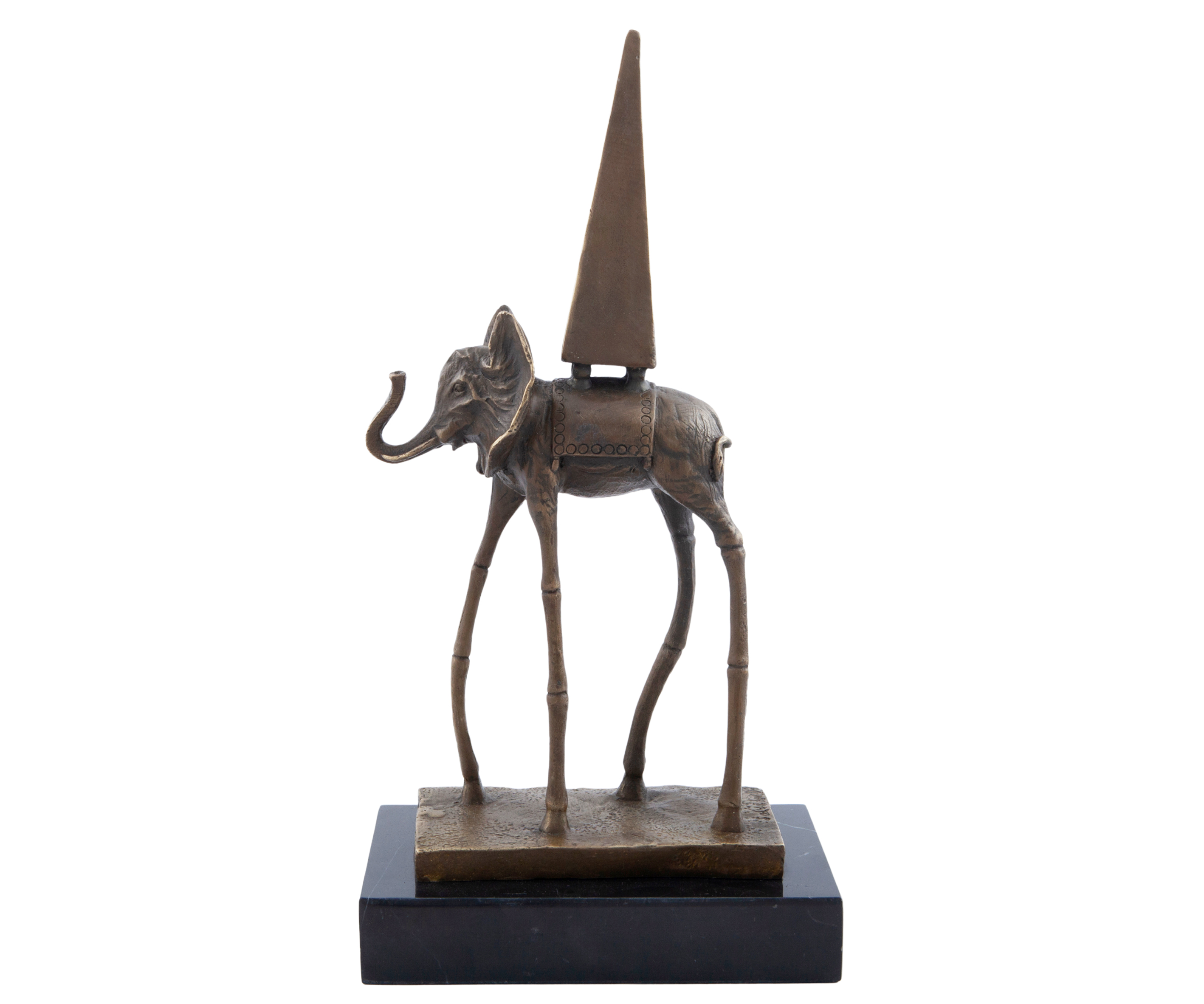 "ELEFANTE DEL ESPACIO" ESCULTURA REALIZADA EN BRONCE. FIRMA