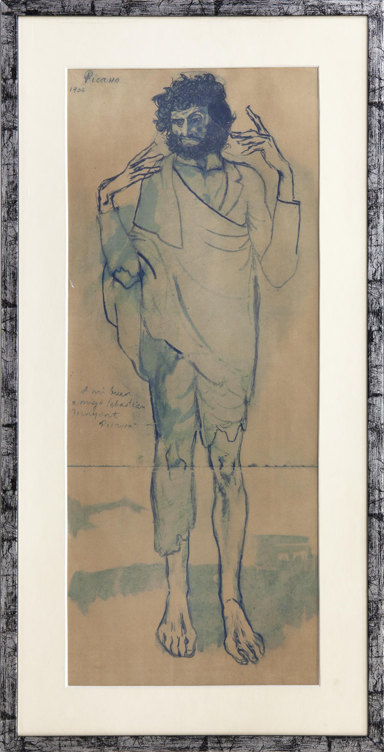 "EL LOCO" LITOGRAFÍA A COLOR