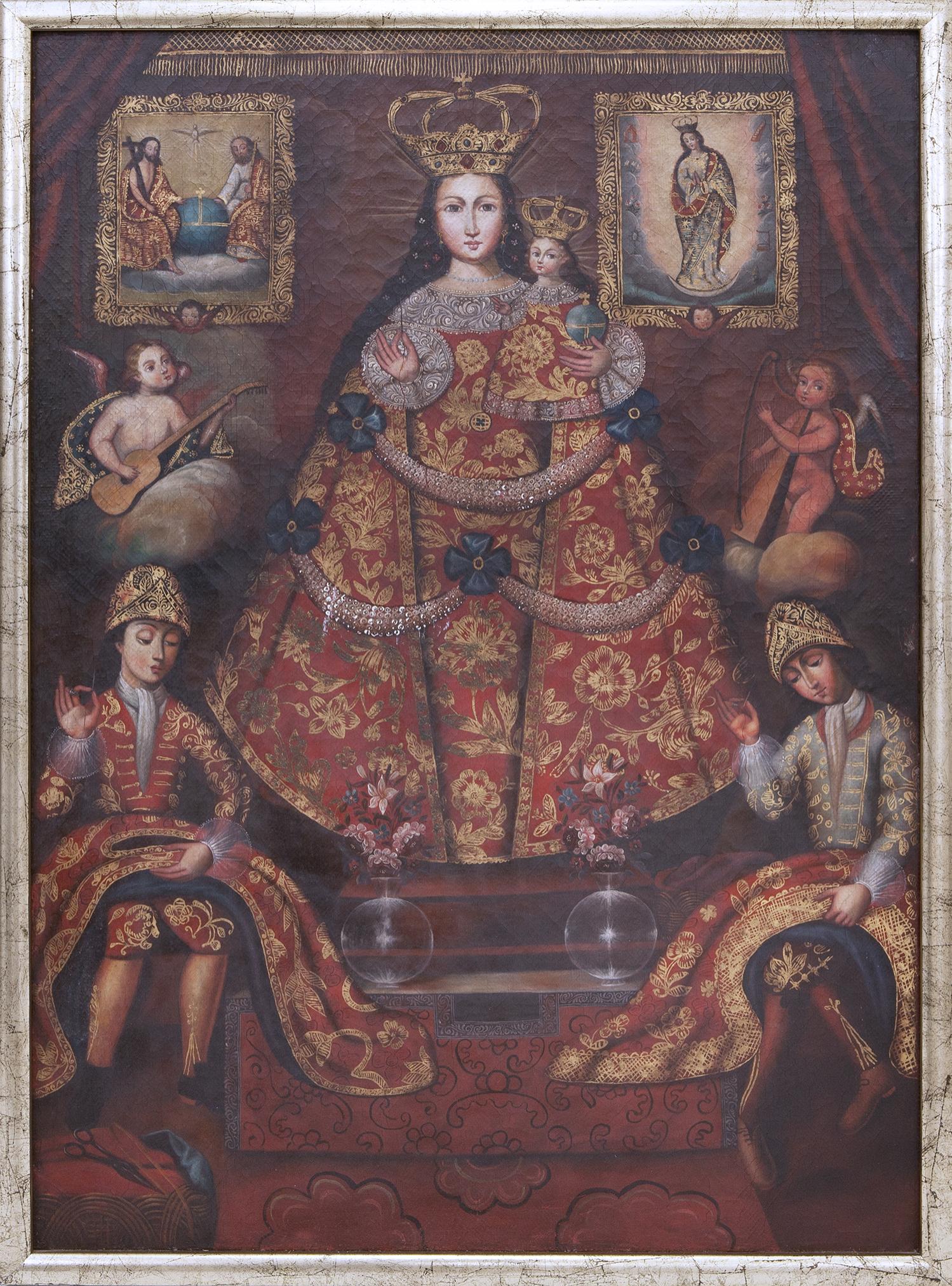 COPIA DE LA OBRA ORIGINAL CUZQUEÑA "VIRGEN DE LOS SASTRES"