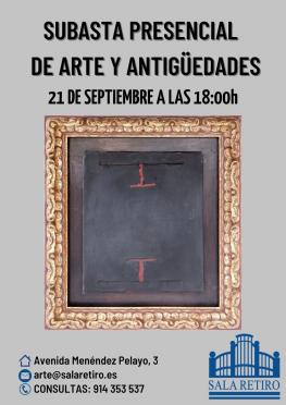 SUBASTA DE ARTE SEPTIEMBRE 2022