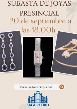 SUBASTA JOYAS, PLATA Y RELOJES SEPTIEMBRE 2022