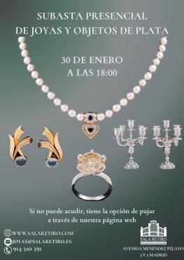 SUBASTA DE JOYAS 30 DE ENERO 2024