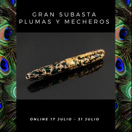 SUBASTA ONLINE DE PLUMAS Y MECHEROS