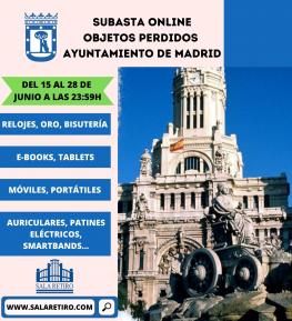 SUBASTA OBJETOS PERDIDOS AYTO. MADRID