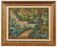 JOAQUÍN ASENSIO MARINÉ (1890-1961). "JARDÍN".