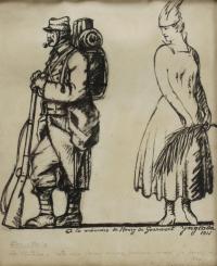 PERE YNGLADA Y SALLENT (1881-1958). "COQUETTERIE (COQUETERÍ