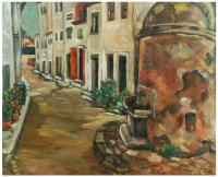 MIQUEL SOLE BOYLS (1903-1977). "PUEBLO"