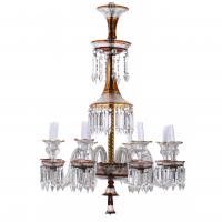 LÁMPARA DE TECHO ESTILO BACCARAT. SIGLO XX.