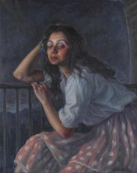 ANGEL GARAVILLA (1906-1961). "GITANA".