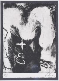 ANTONI TÀPIES (1923-2012). "MANDORLA" Circa 1982.