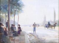 ESCUELA FRANCESA, SIGLO XX "ESCENA PARISINA".