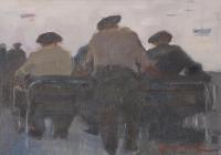 JOSEP SALA (1928-2010). "MIRANDO AL MAR".