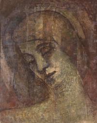 ANÓNIMO, SIGLO XX. "RETRATO FEMENINO", 1930.