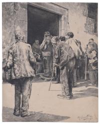 A. URGELLÉS (XIX-XX). "HOSPICIO", 1905.